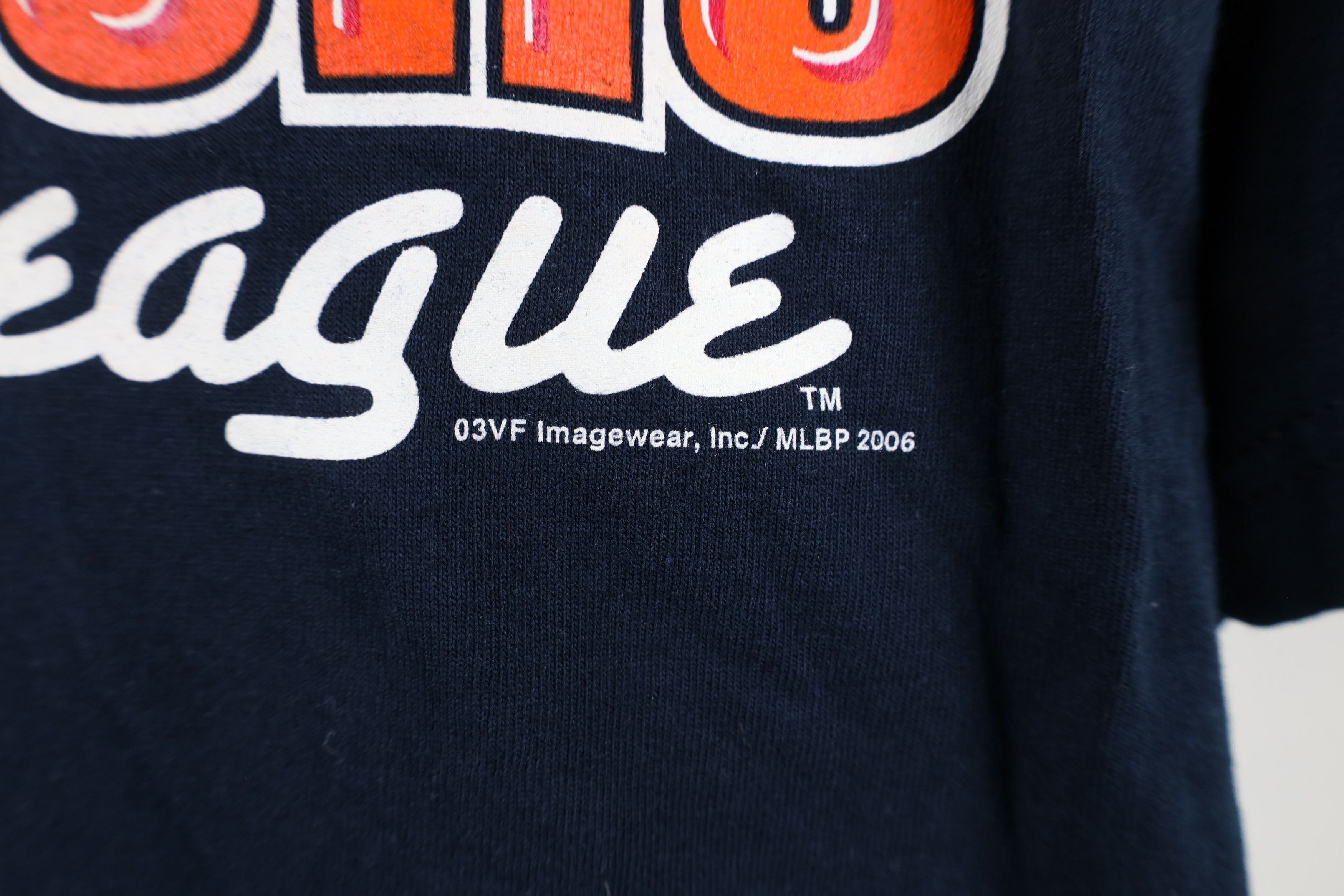 Vintage Vintage Y2K 2006 World Detroit Tigers Baseball T-Shirt Blue Size US M / EU 48-50 / 2 - 5 Thumbnail