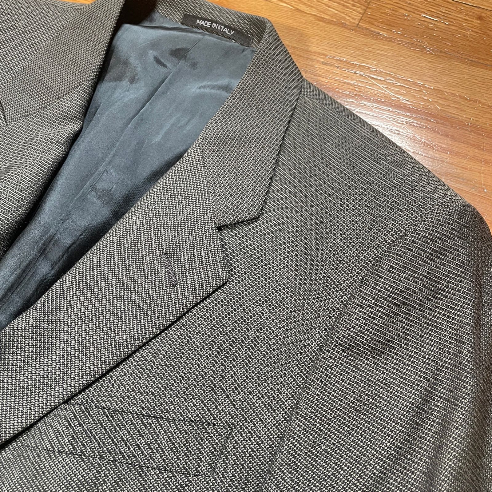Giorgio Armani Vintage Giorgio Armani Collezioni Gray Wool Blazer 44R Size 44R - 2 Thumbnail