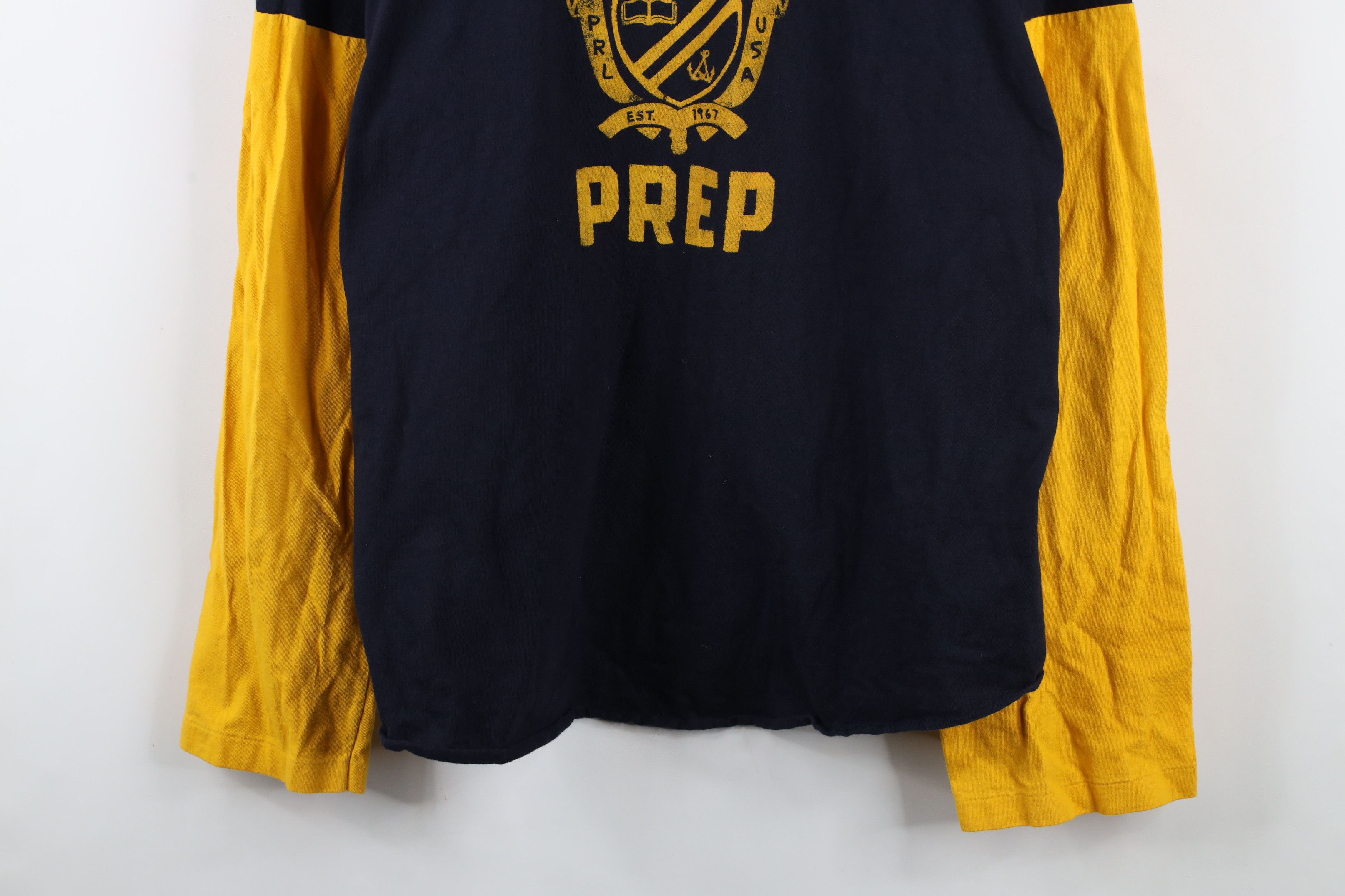Ralph Lauren × Vintage Vintage 90s Ralph Lauren Prep Crest Long Sleeve T-Shirt Size US XXL / EU 58 / 5 - 3 Thumbnail