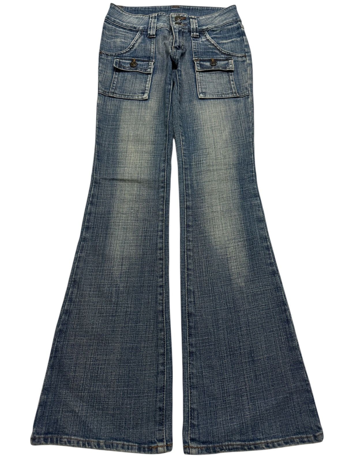 20471120 💥BELL BOTTOM💥VINTAGE JAPANESE BUSHPANTS MUDWASH FLARED JEAN Size US 26 / EU 42 - 1 Thumbnail