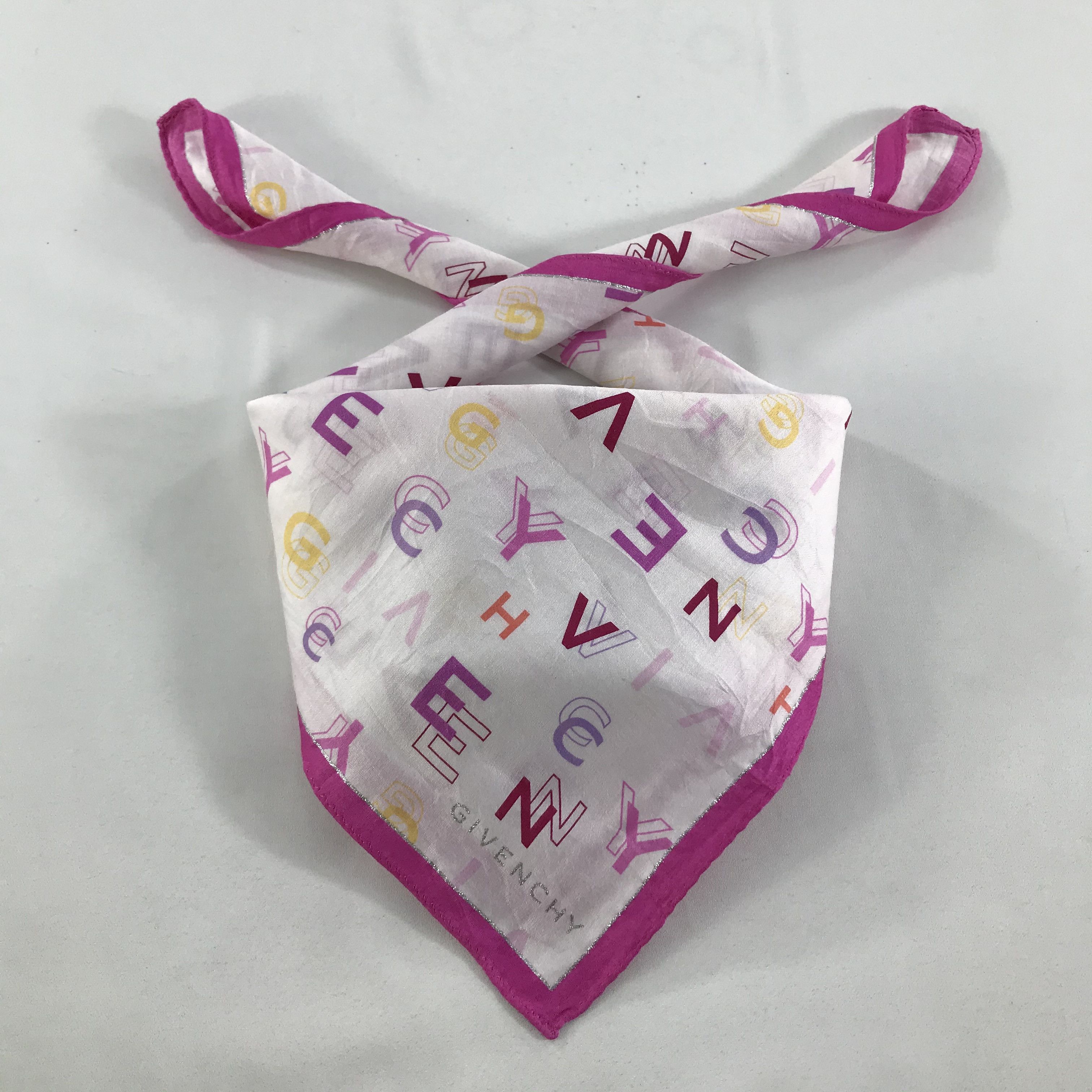 Vintage Vintage Givenchy Bandana / Handkerchief / Neckerchief -S1247 Size ONE SIZE - 3 Thumbnail