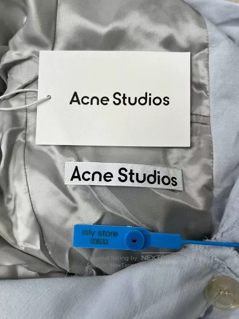 Acne Studios Acne Studios size 30 Solid color loose single-breasted suit Size 4XL / US 24-26 - 3 Thumbnail
