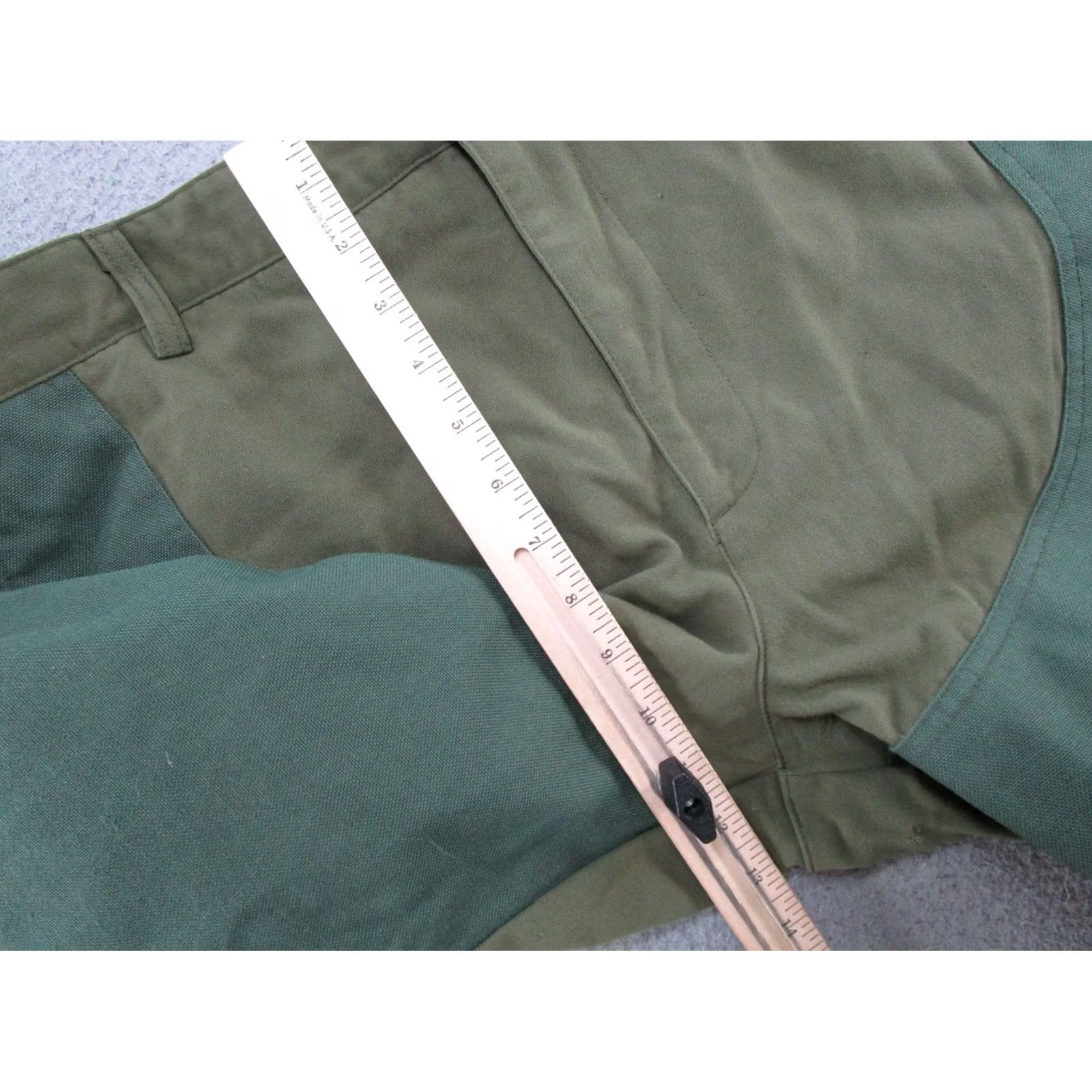 Vintage LL Bean Pants 42x29 Green Upland Briar Field Double Front Brush Guard Hunt READ Pants Green 42x29 Casual Workwear Mens Size US 42 / EU 58 - 7 Thumbnail
