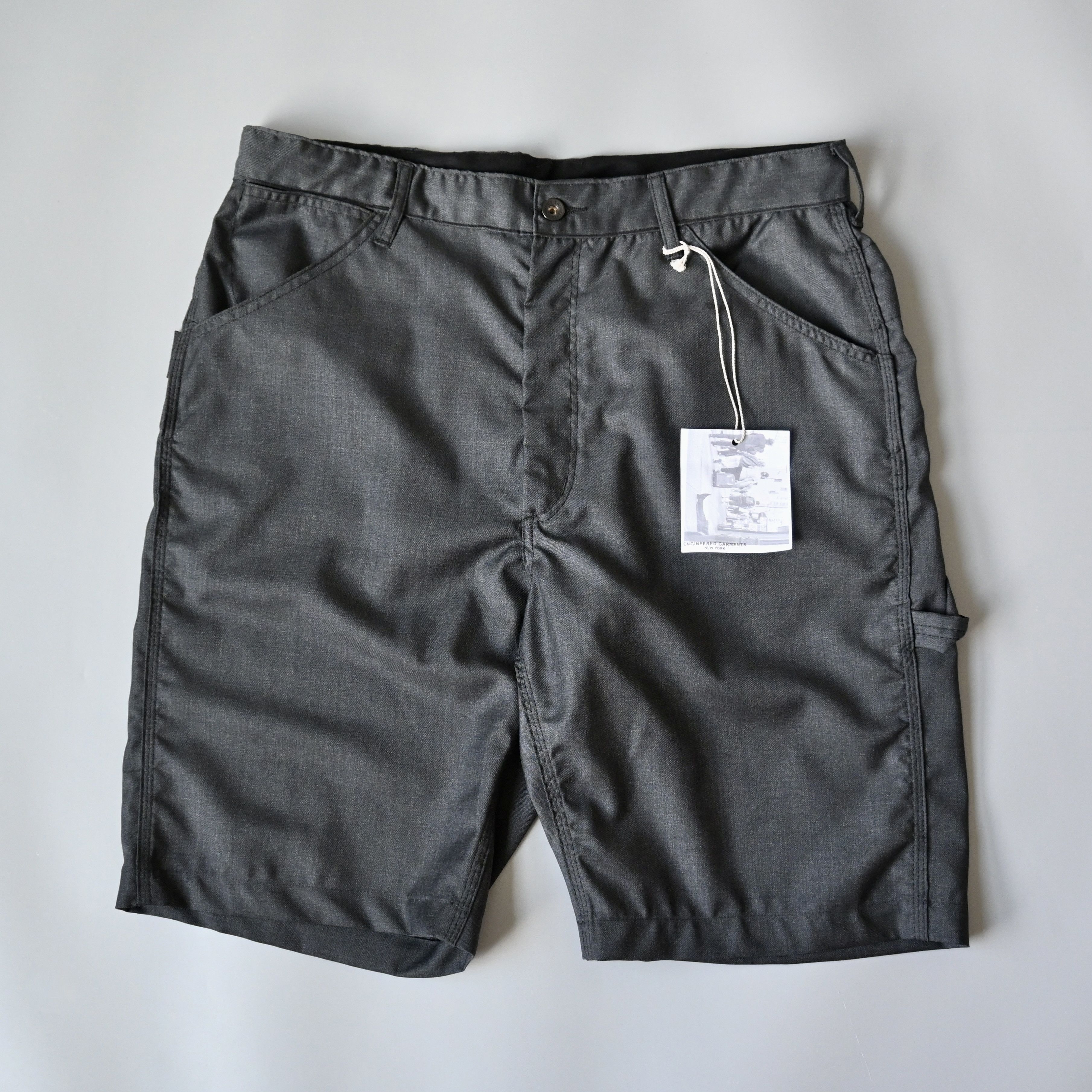Engineered Garments UNUSED, Engineered Garments Painter shorts, Charcoal Wool, L Size US 37 - 1 Thumbnail