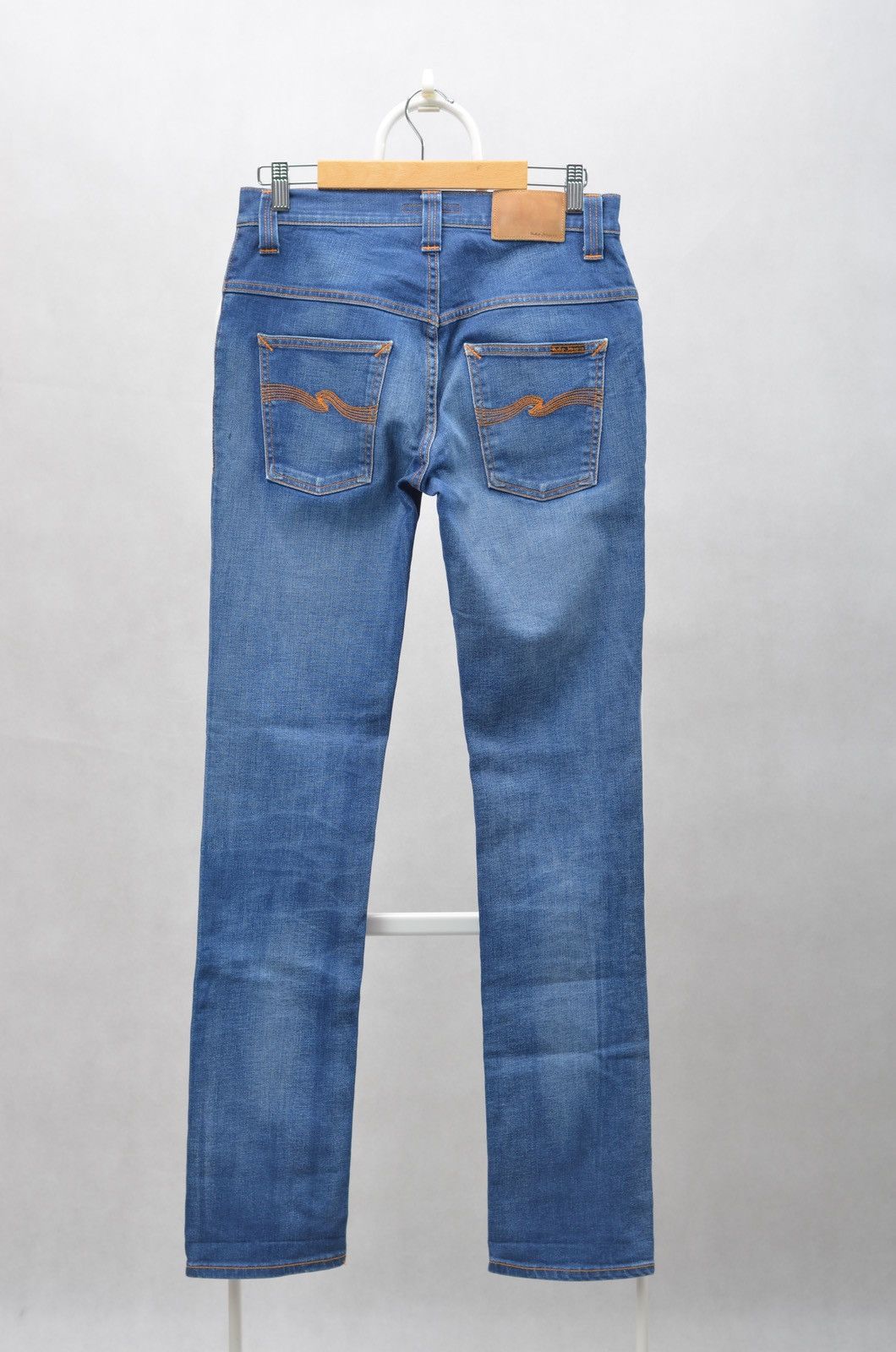 Nudie Jeans Nudie Thin Finn org klein used Classic Slim Fit Jeans sz 30 Size US 30 / EU 46 - 2 Thumbnail