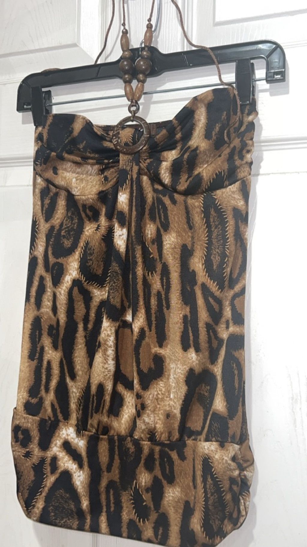 Mystery Ranch Women's Mystery Leopard Print Tank Top M Brown Black Size M / US 6-8 / IT 42-44 - 2 Thumbnail