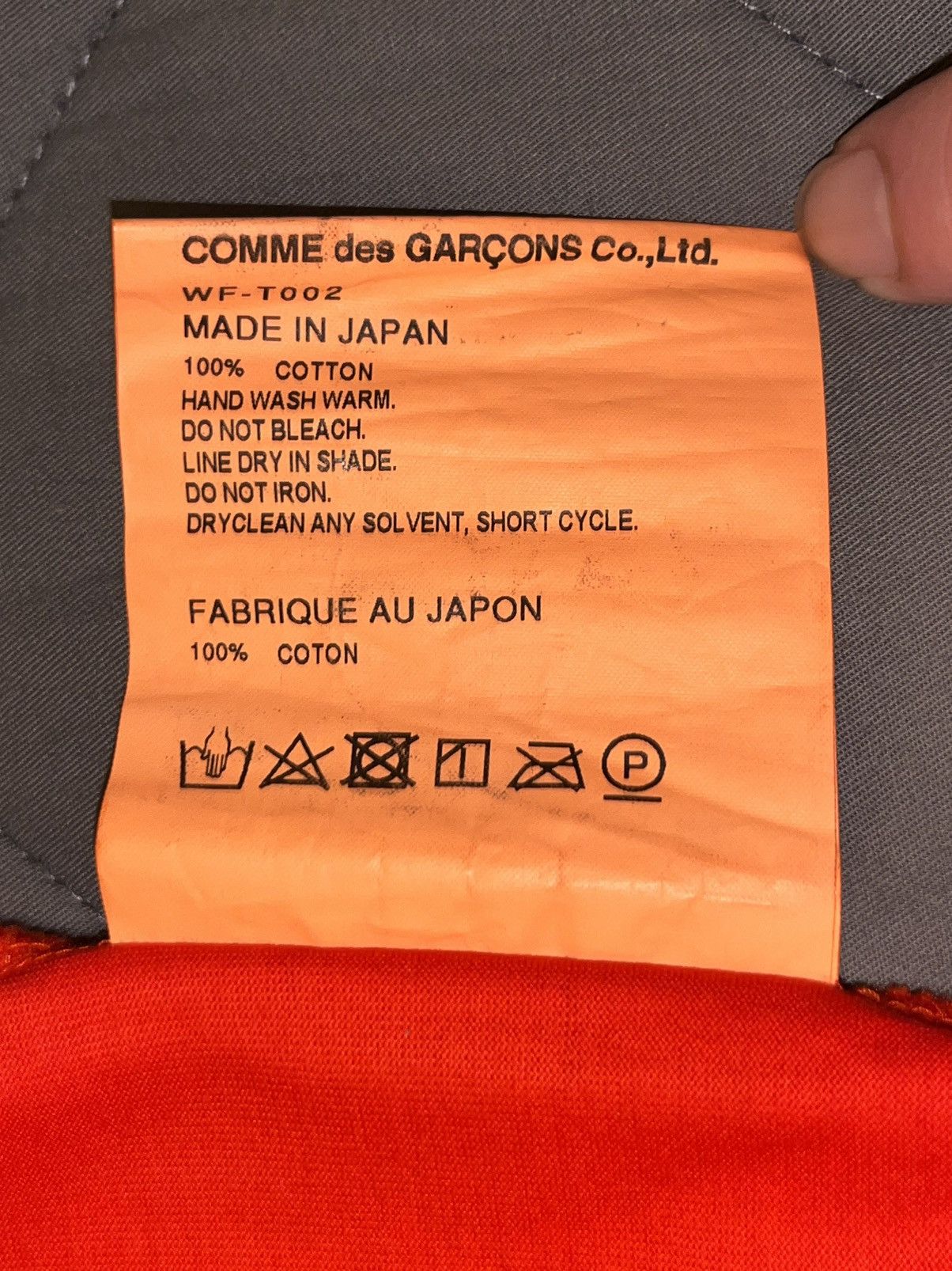 Comme des Garcons Junya Watanabe MAN x Pirelli Box Logo Red Cotton T-Shirt Size US S / EU 44-46 / 1 - 6 Thumbnail