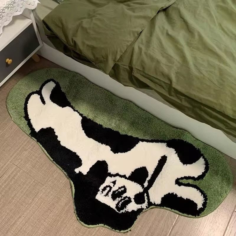 Handmade Handmade Tufting Home Decor Cartoon Animal Rug Carpet Size ONE SIZE - 5 Thumbnail