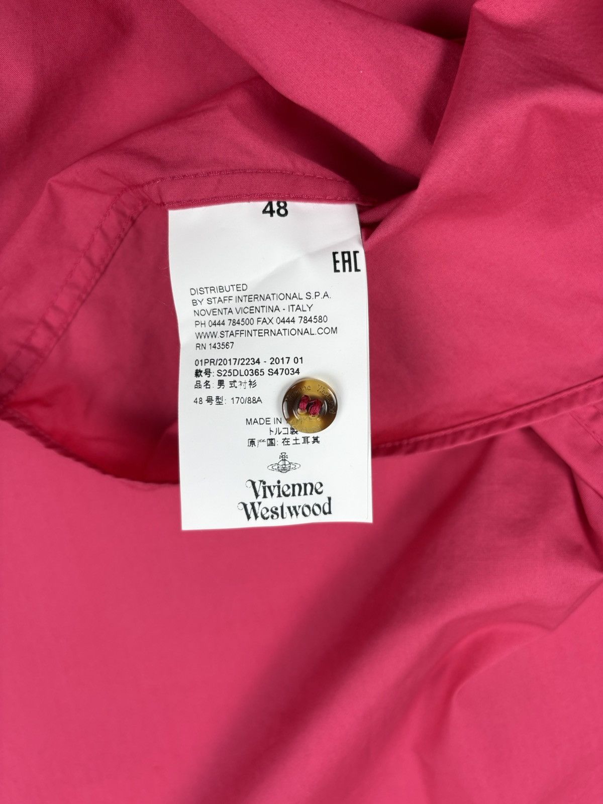 Vivienne Westwood Vivienne Westwood Man short-sleeved shirt Size US L / EU 52-54 / 3 - 6 Thumbnail