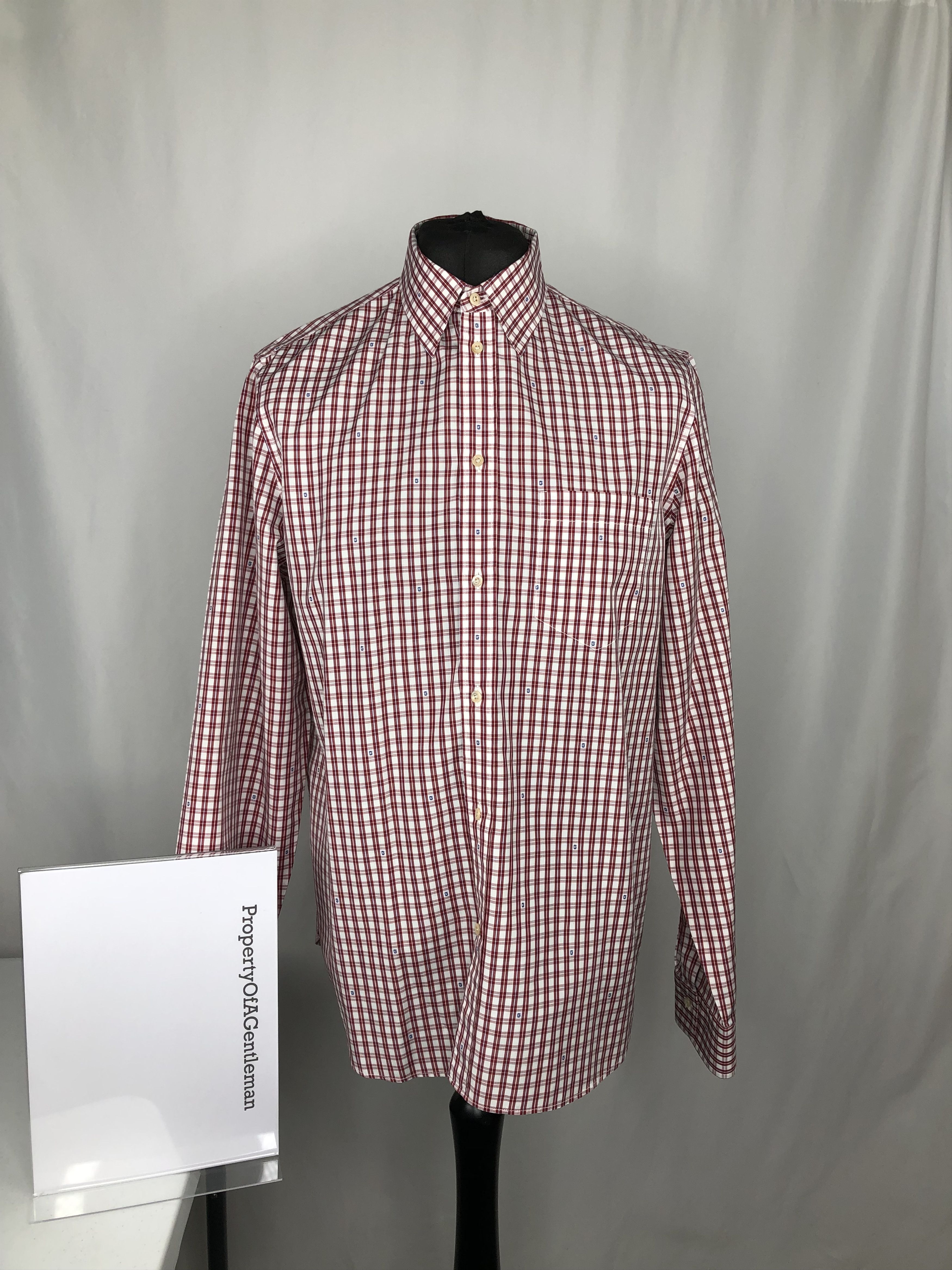 Gucci Gucci Checkered 'G' Shirt Size US L / EU 52-54 / 3 - 1 Thumbnail