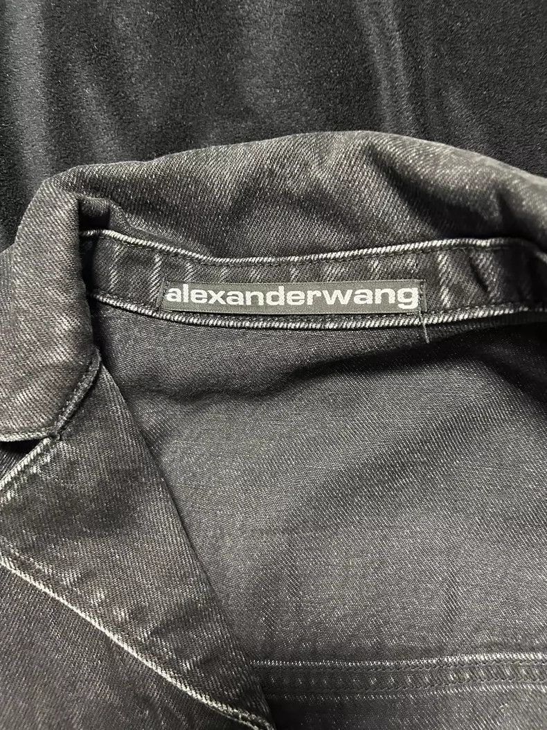 Alexander Wang Alexander Wang Washed Black Denim Jacket- Size XS / US 0-2 / IT 36-38 - 4 Thumbnail