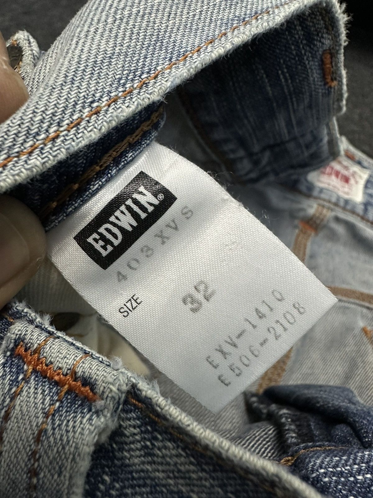 Edwin × If Six Was Nine × Le Grande Bleu (L.G.B.) Vintage Edwin XV Japan Distressed Denim Size 32 F44 Size US 32 / EU 48 - 15 Thumbnail