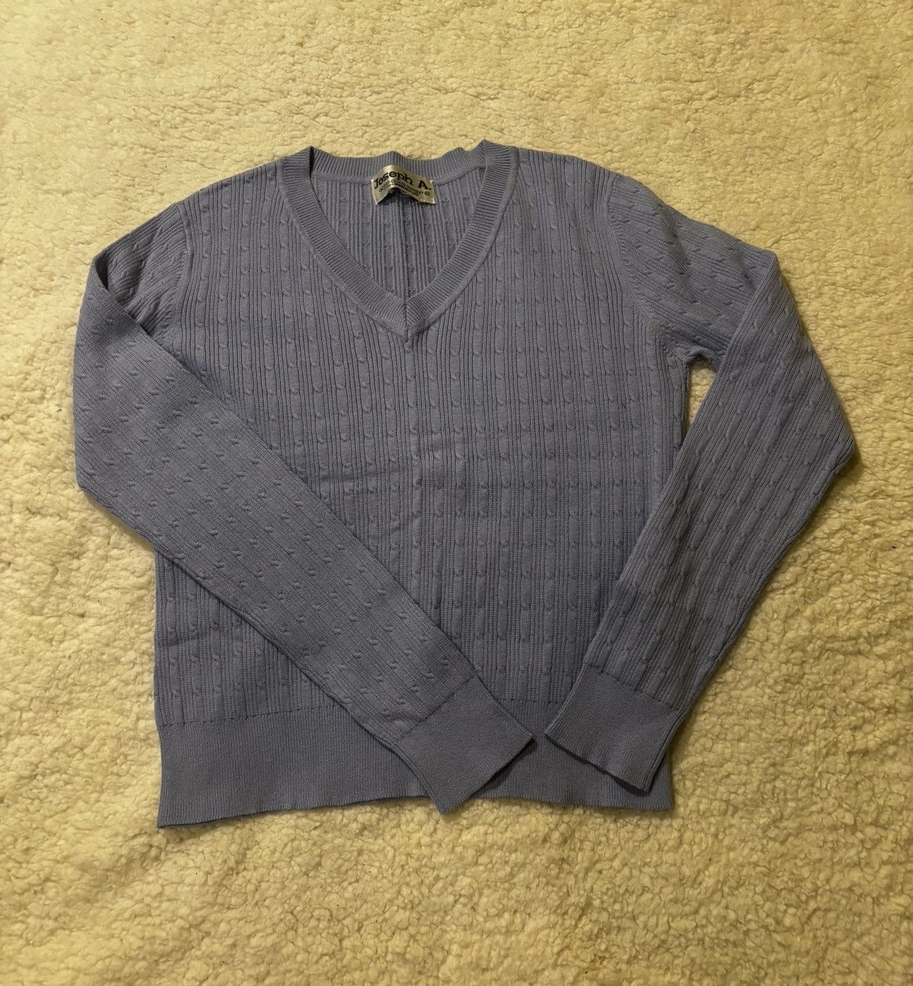 Joseph Gray purple v-neck sweater0424 Size S / US 4 / IT 40 - 1 Thumbnail