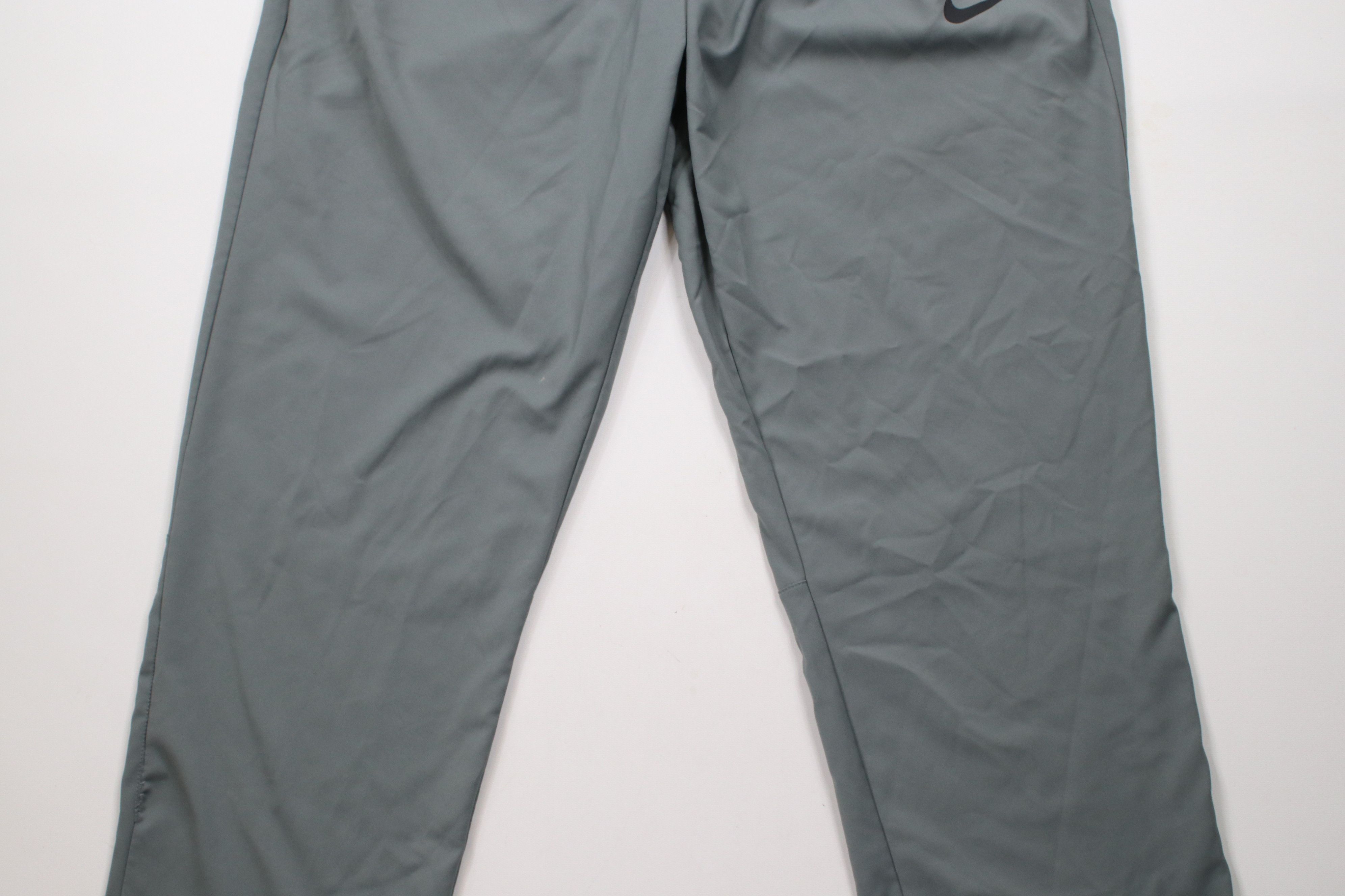 Nike × Vintage Vintage Y2K Nike Travis Scott Big Swoosh Wide Leg Pants Gray Size US 40 / EU 56 - 3 Thumbnail