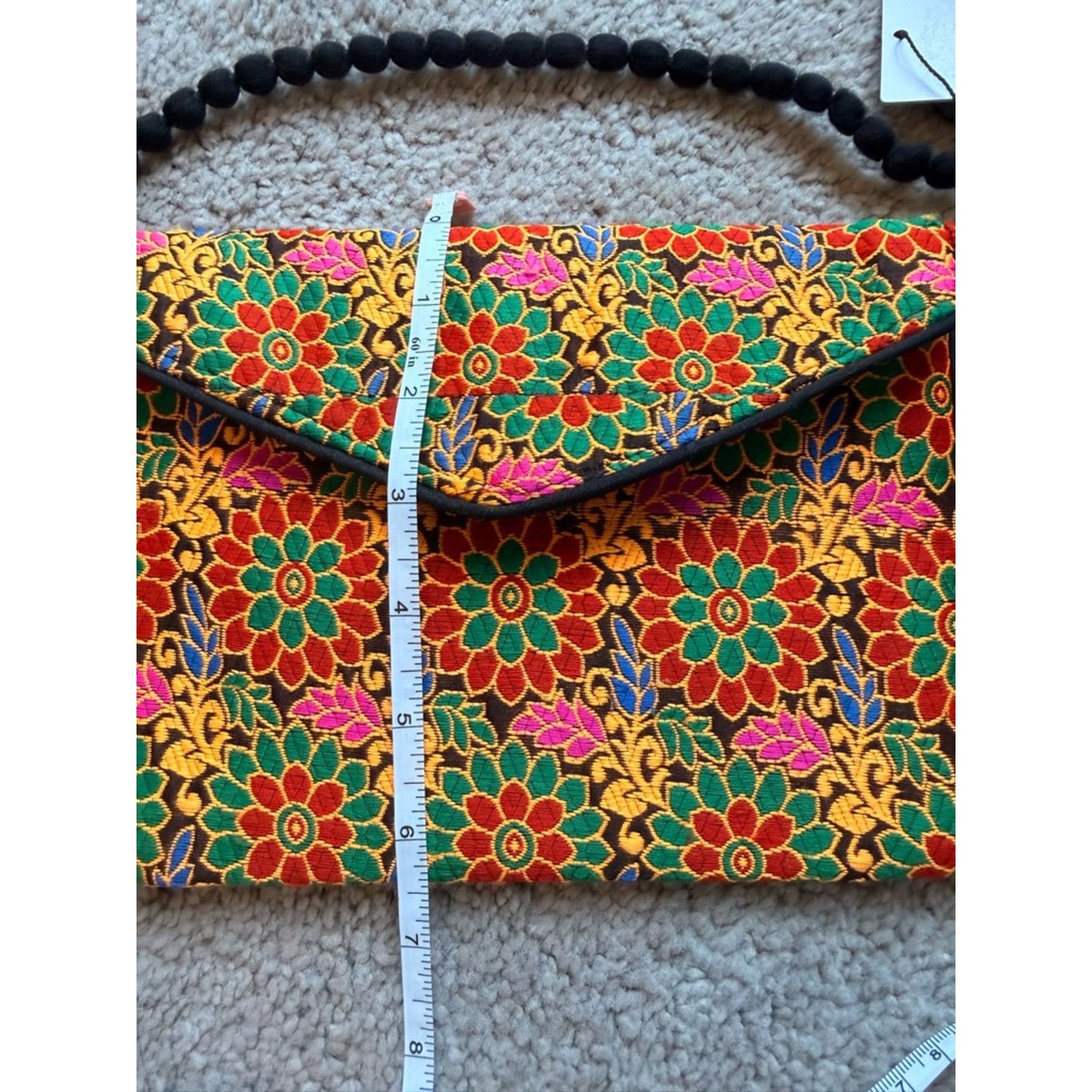 & Other Stories Savana Multicolor Floral Embroidered Crossbody Bag Size ONE SIZE - 7 Thumbnail