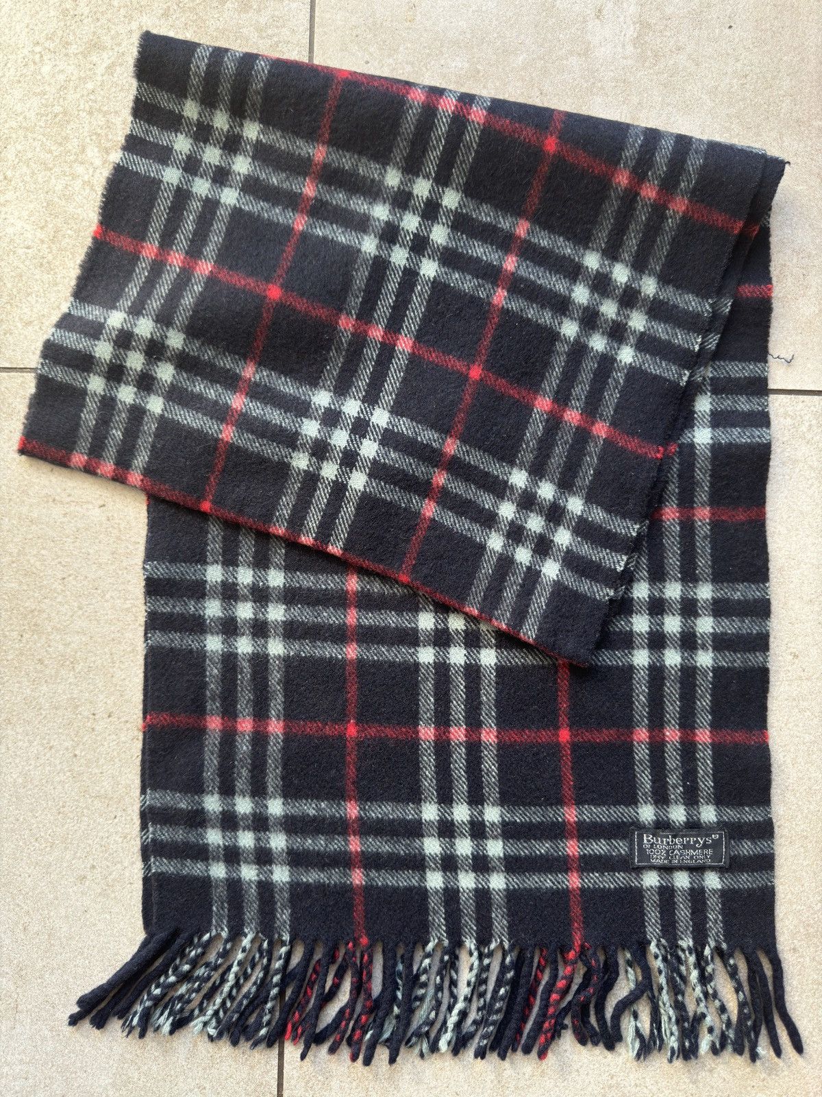 Burberry Burberry blue navy scarf Size ONE SIZE - 1 Thumbnail