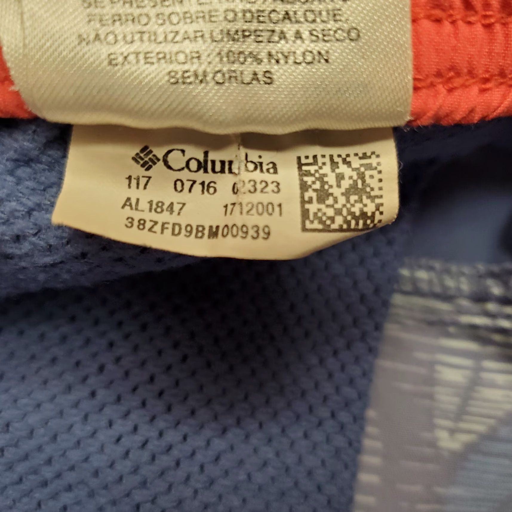 Vintage Columbia Shorts Womens M Blue 100% Nylon Performance Fishing Beach Outdoor Casual Pockets Drawstring Front Flat Front Size 32" / US 10 / IT 46 - 4 Thumbnail