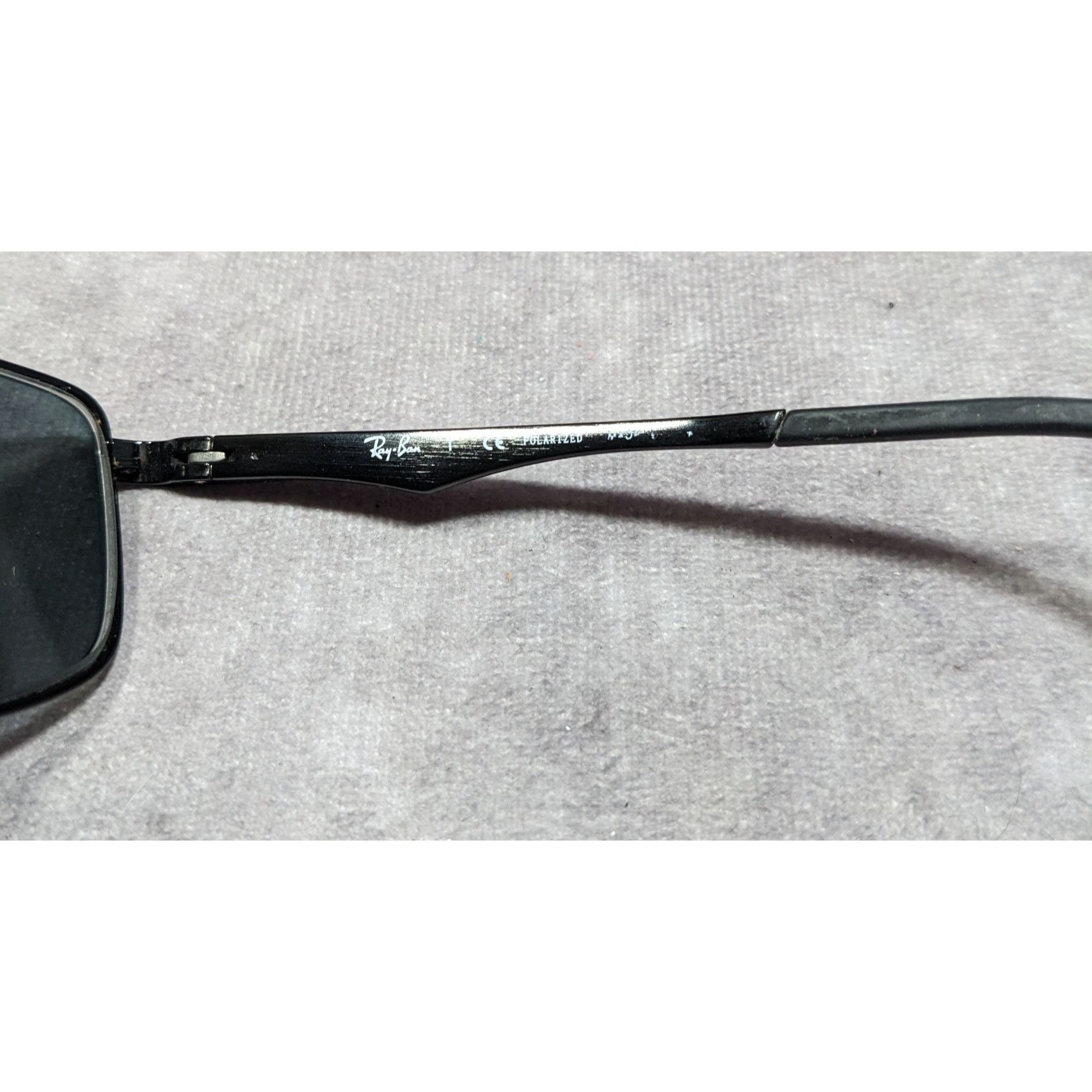 RayBan RayBan RB3498 Black Sunglasses FRAMES ONLY Size ONE SIZE - 6 Thumbnail