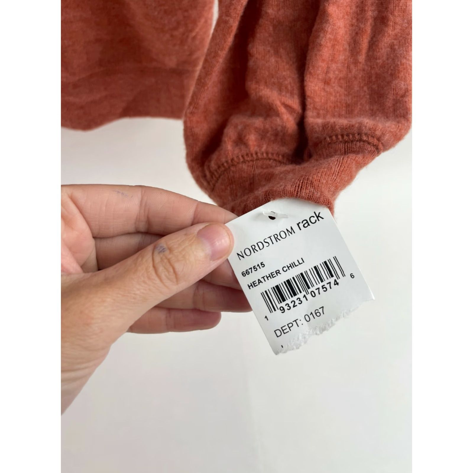 Vintage PST Project Social T Sweater Women's Large Rust Orange V-Neck Long Slv NWT Size L / US 10 / IT 46 - 8 Thumbnail