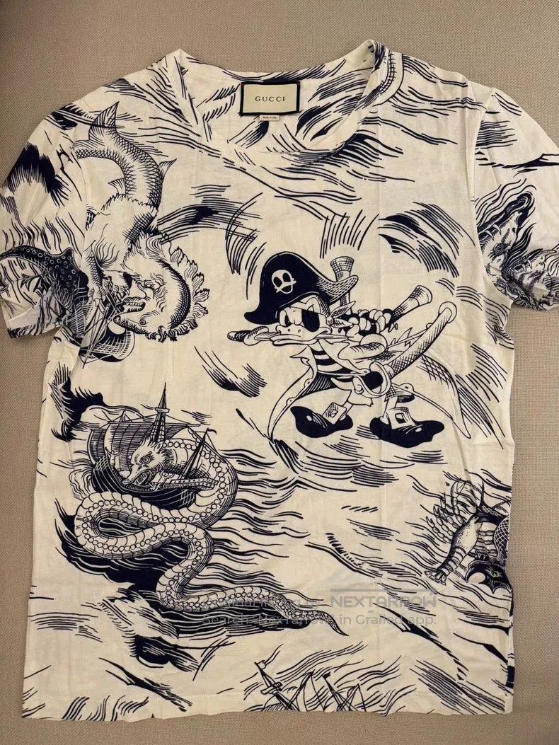 Gucci Gucci Men's Graphic Short Sleeve T. Size US M / EU 48-50 / 2 - 1 Thumbnail