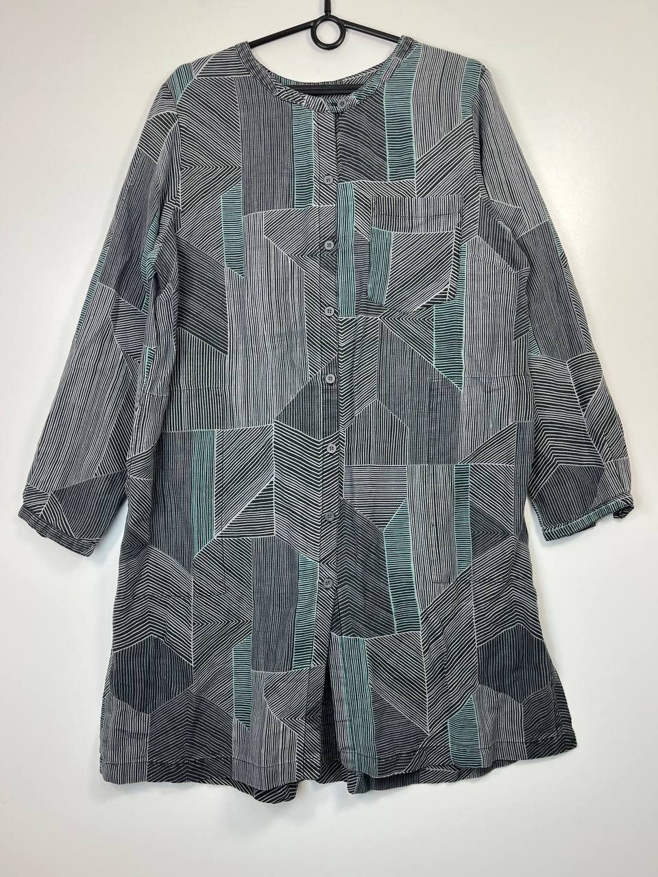 Other Gudrun Sjoden Geometric Tunic Dress Scandinavian Boho L Size L / US 10 / IT 46 - 1 Thumbnail