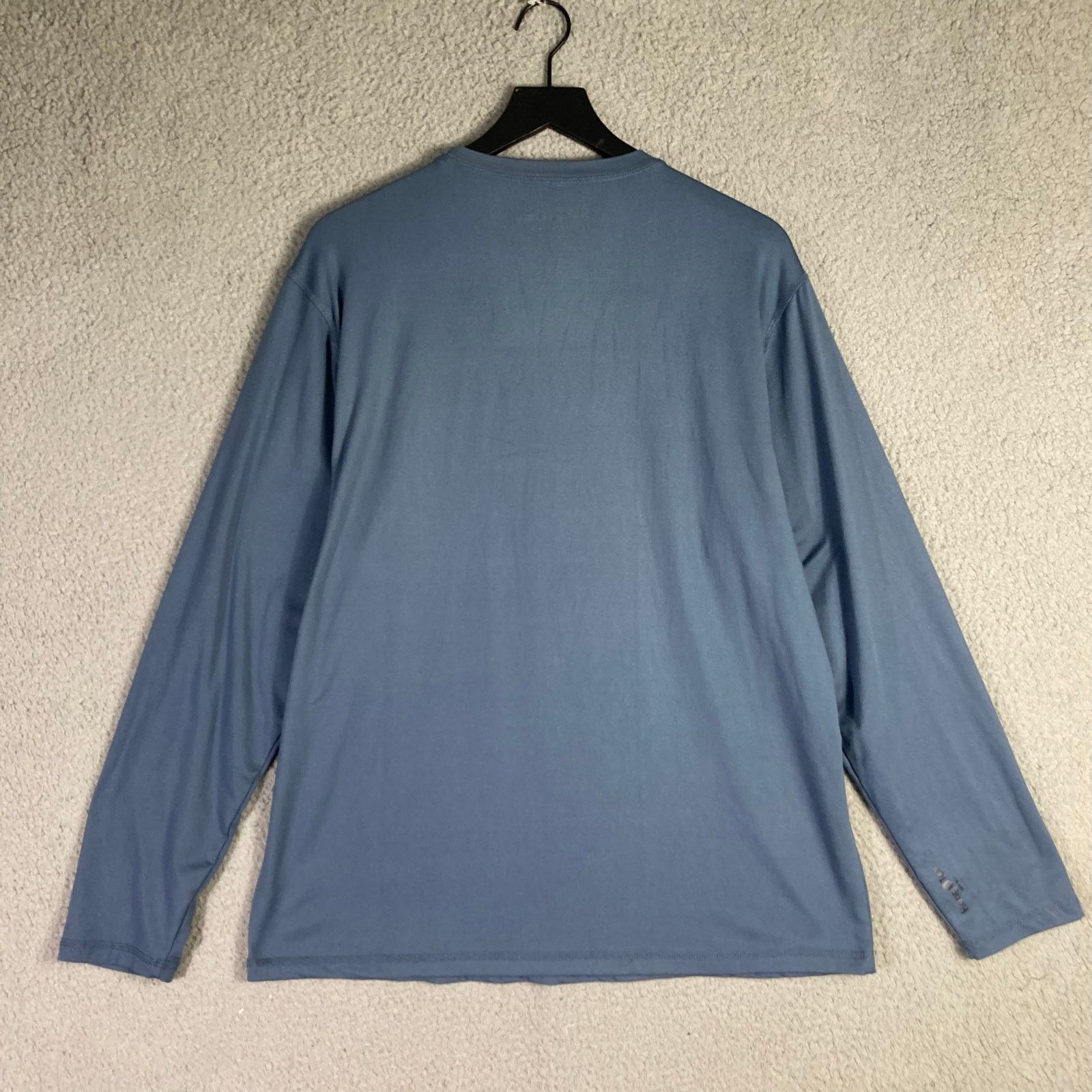 Hang Ten Hang Ten Men's Long Sleeve Sun Tee Shirt Blue UPF 50+ Size L Size US L / EU 52-54 / 3 - 2 Thumbnail