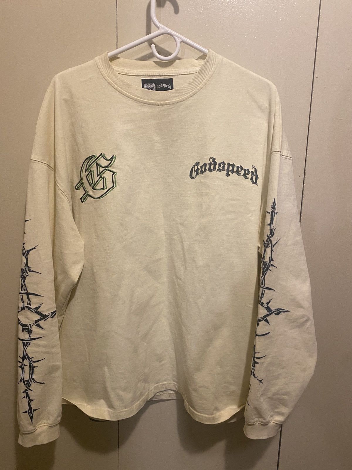 Godspeed Long sleeved tan Godspeed t shirt Size US L / EU 52-54 / 3 - 3 Thumbnail