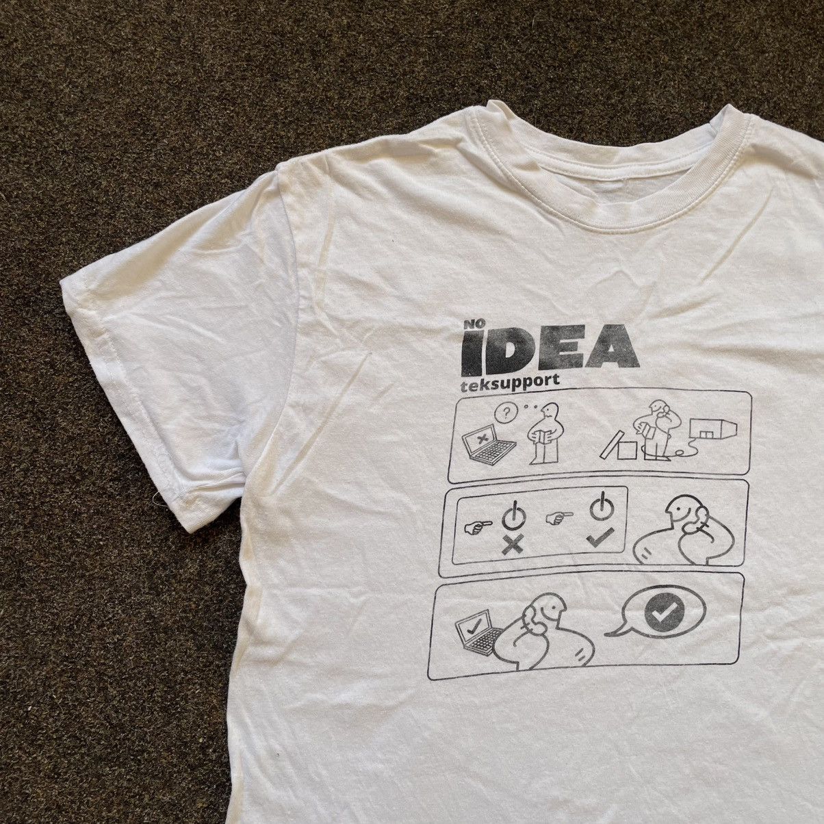 Vintage Vintage Y2K Graphic Tee Cream Art Illustration Oversized M Size US M / EU 48-50 / 2 - 3 Thumbnail