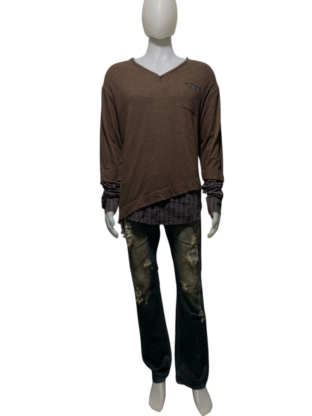 PPFM 2000s PPFM hybrid double layer assymetrical longsleeve Size US L / EU 52-54 / 3 - 9 Thumbnail