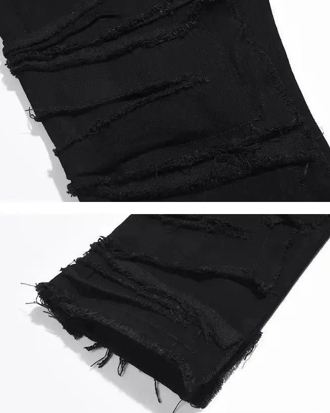 Japanese Brand Custom streetwear ripped punk design jeans Size US 30 / EU 46 - 6 Thumbnail