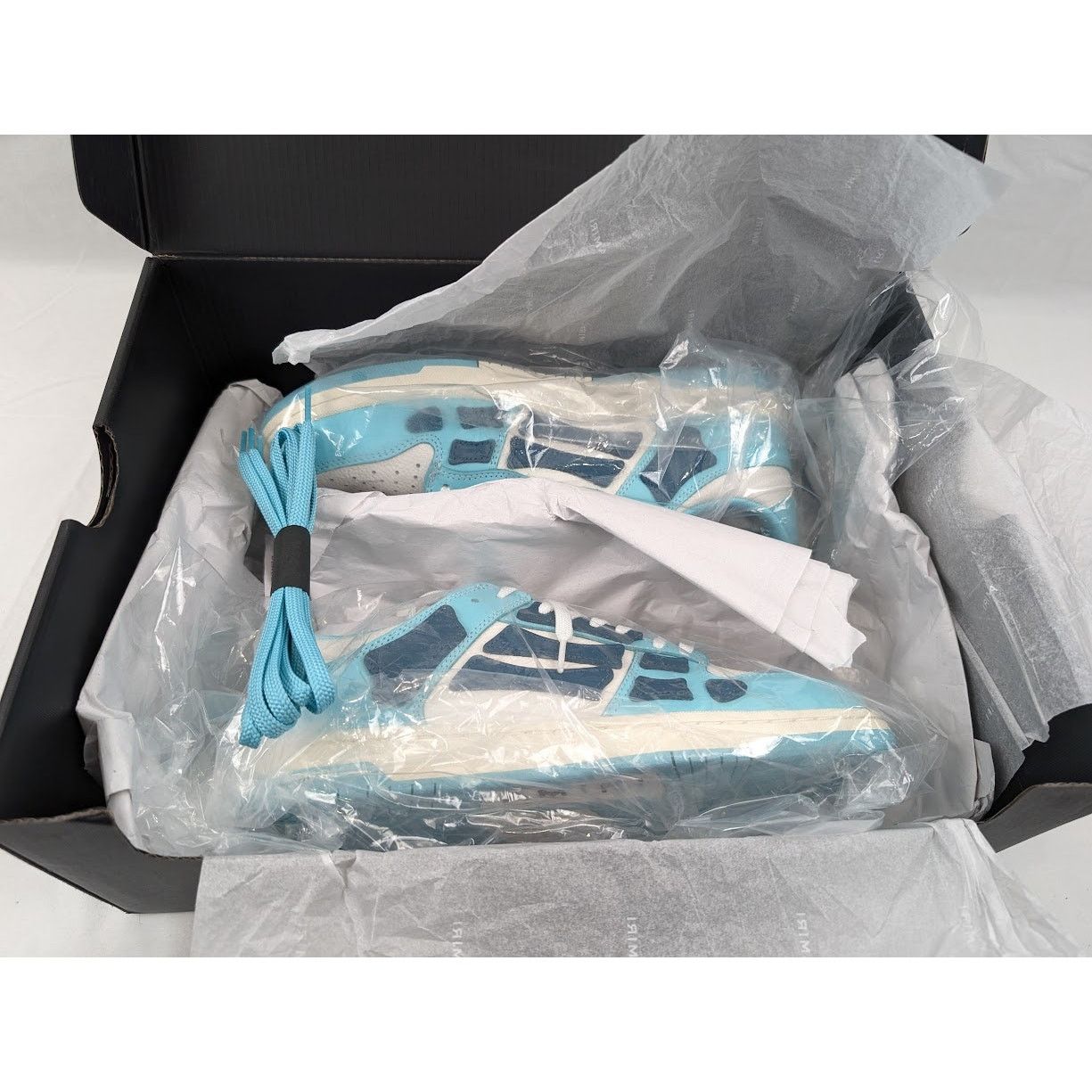 Amiri o1rshd1 Skel Low-Top Sneakers in Slate Blue Size US 10 / EU 43 - 22 Thumbnail
