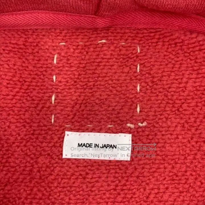 Visvim Visvim Red Cotton Hooded Sweatshirt. Size US M / EU 48-50 / 2 - 5 Thumbnail