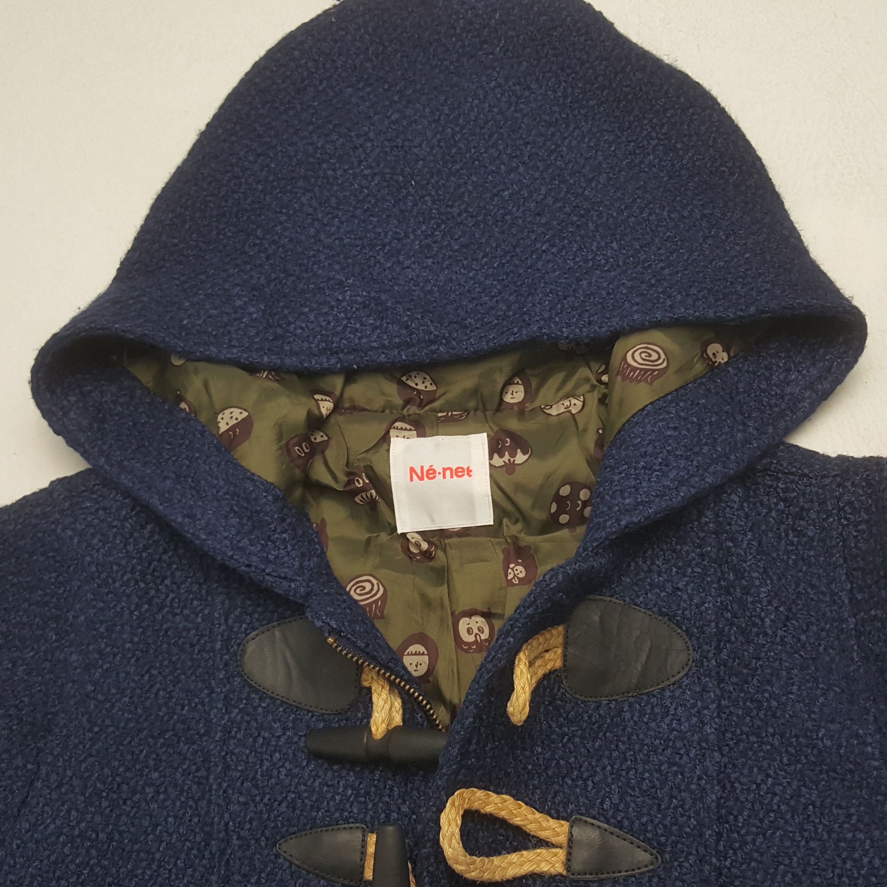 Ne-Net Vintage Ne-Net by Issey Miyake Wool Duffle Jacket Hoodie Size US XS / EU 42 / 0 - 4 Thumbnail