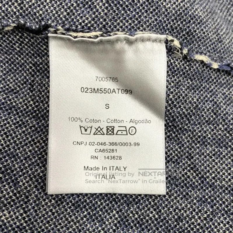 Dior Dior Men's Cotton Shirt in Deep Blue . Size US S / EU 44-46 / 1 - 7 Thumbnail