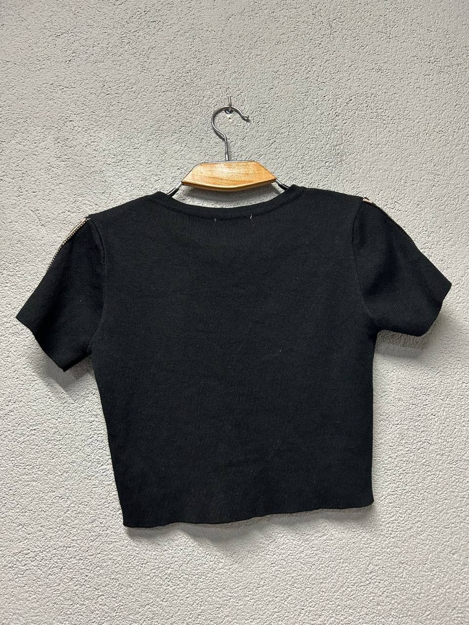 Versace Versace womens black crop top size XS - S Size S / US 4 / IT 40 - 6 Thumbnail