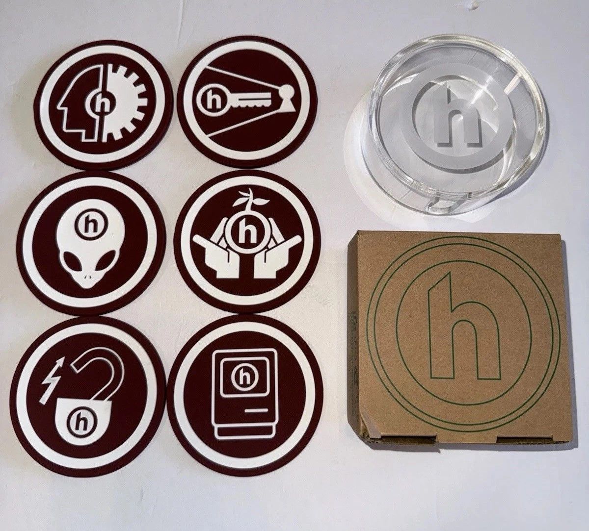 HIDDEN HIDDEN NY SILICONE COASTER BROWN Size ONE SIZE - 1 Thumbnail
