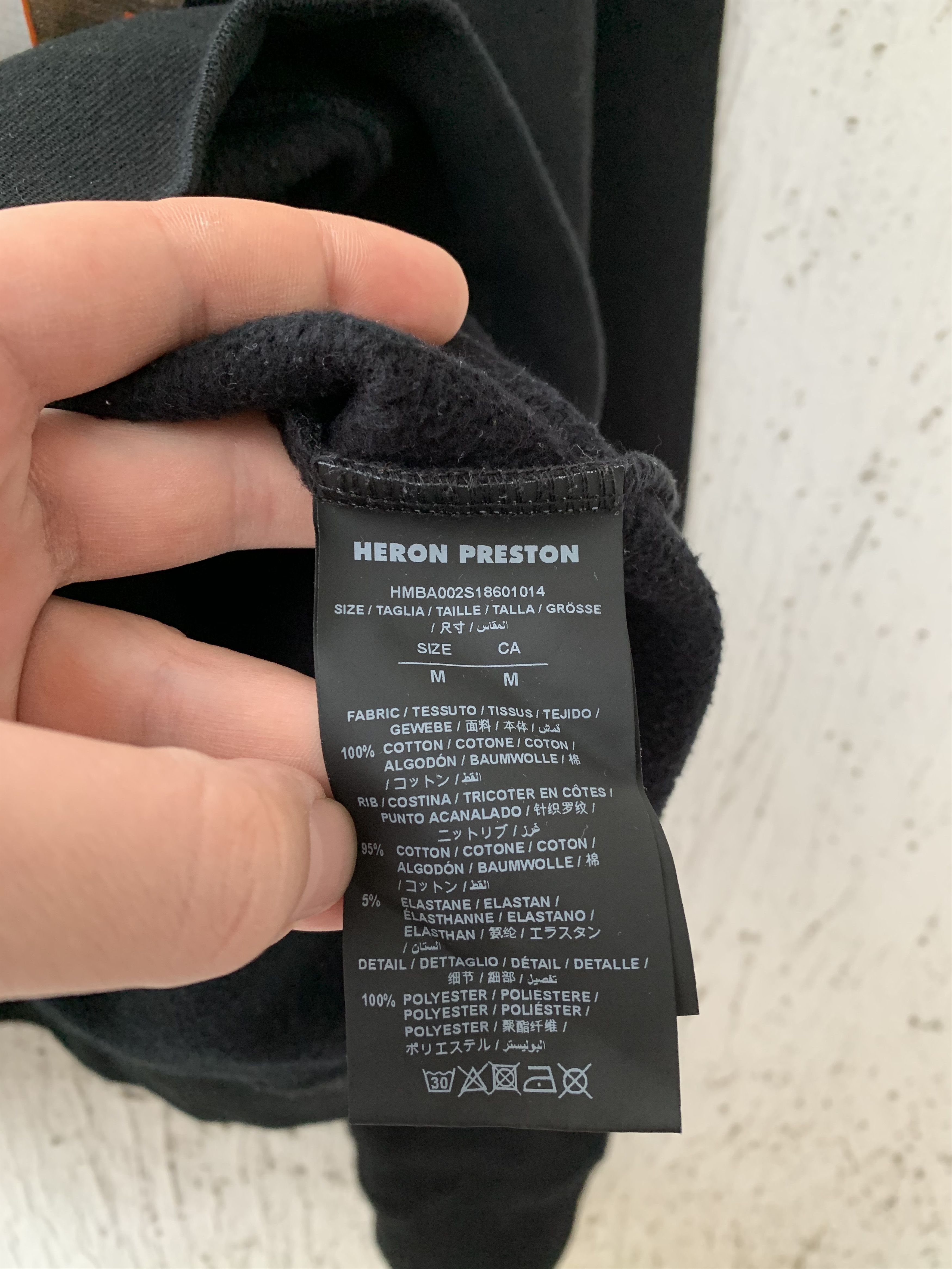 Heron Preston Black Heron Logo Sweatshirt Size US M / EU 48-50 / 2 - 5 Thumbnail