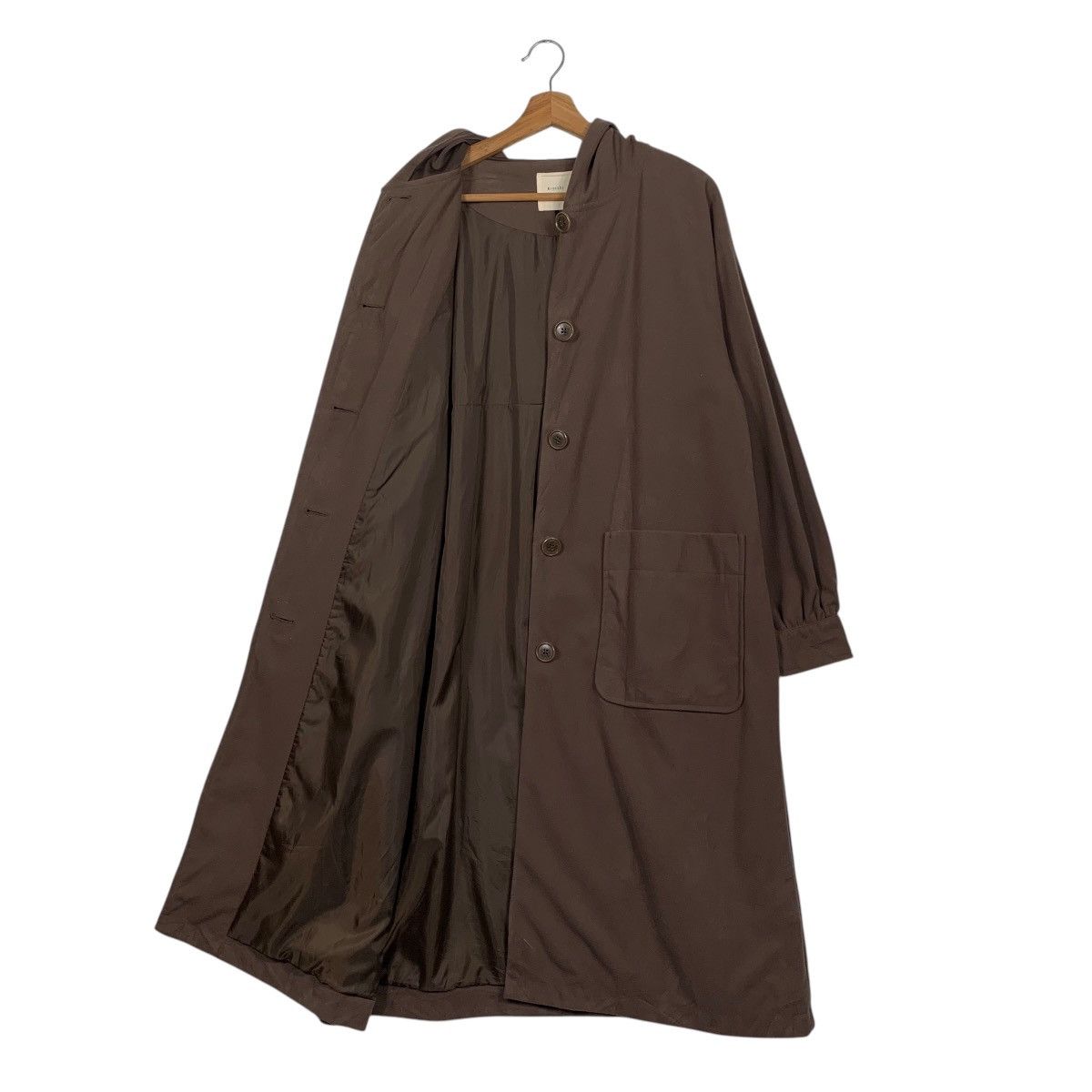 Japanese Brand Miyoshi Ehka Sopo Hooded Overcoat Size M / US 6-8 / IT 42-44 - 11 Thumbnail