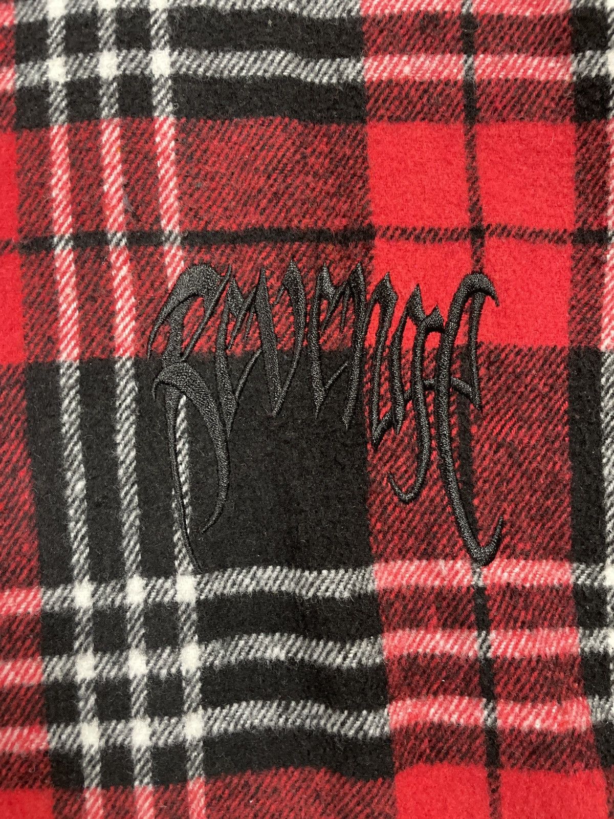 Revenge Revenge Black Red Zip Flannel Size US L / EU 52-54 / 3 - 3 Thumbnail