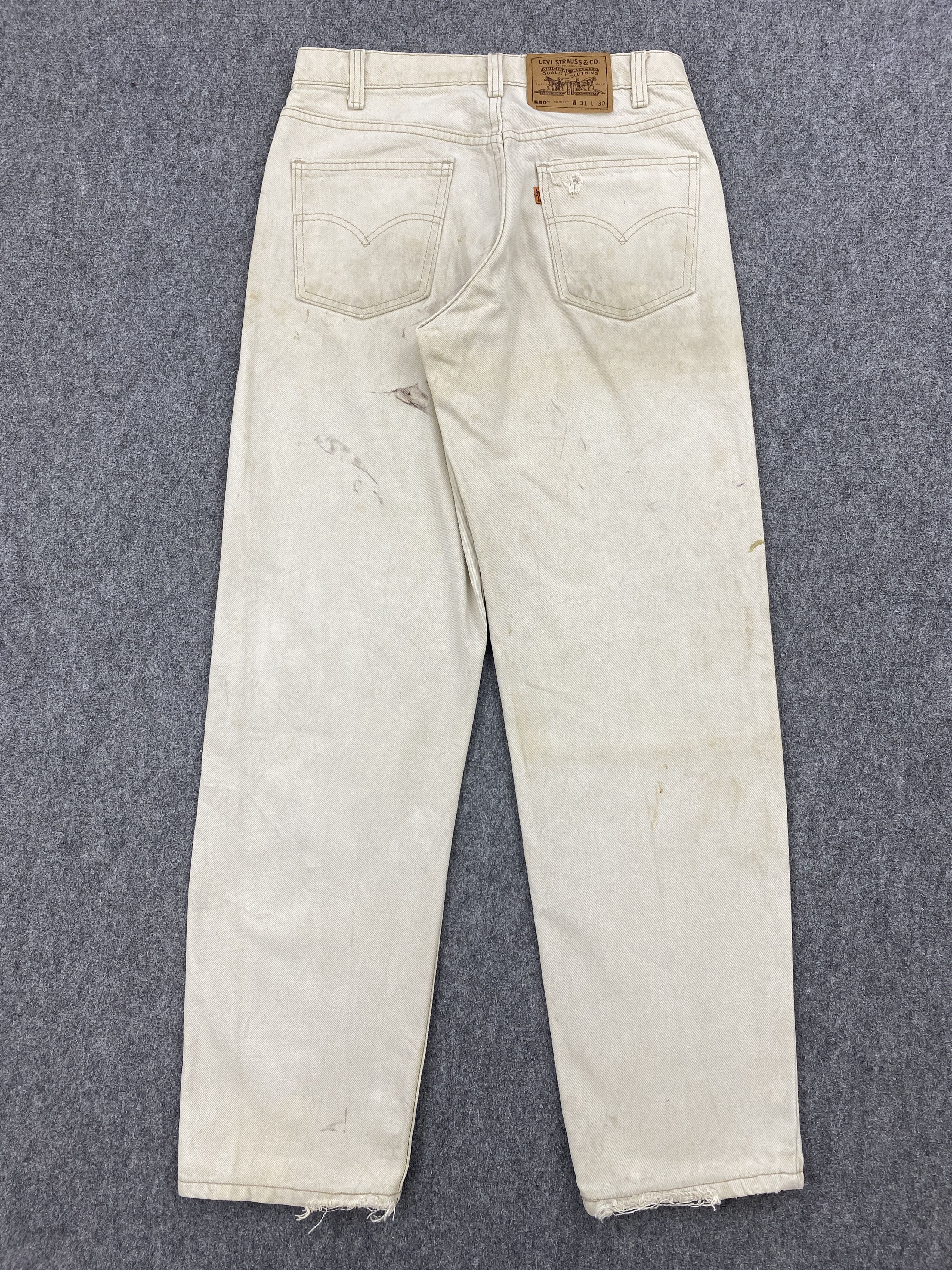 Levi's × Vintage Vintage 90s Levi's 550 Orange Tabs Jeans Size US 30 / EU 46 - 3 Thumbnail