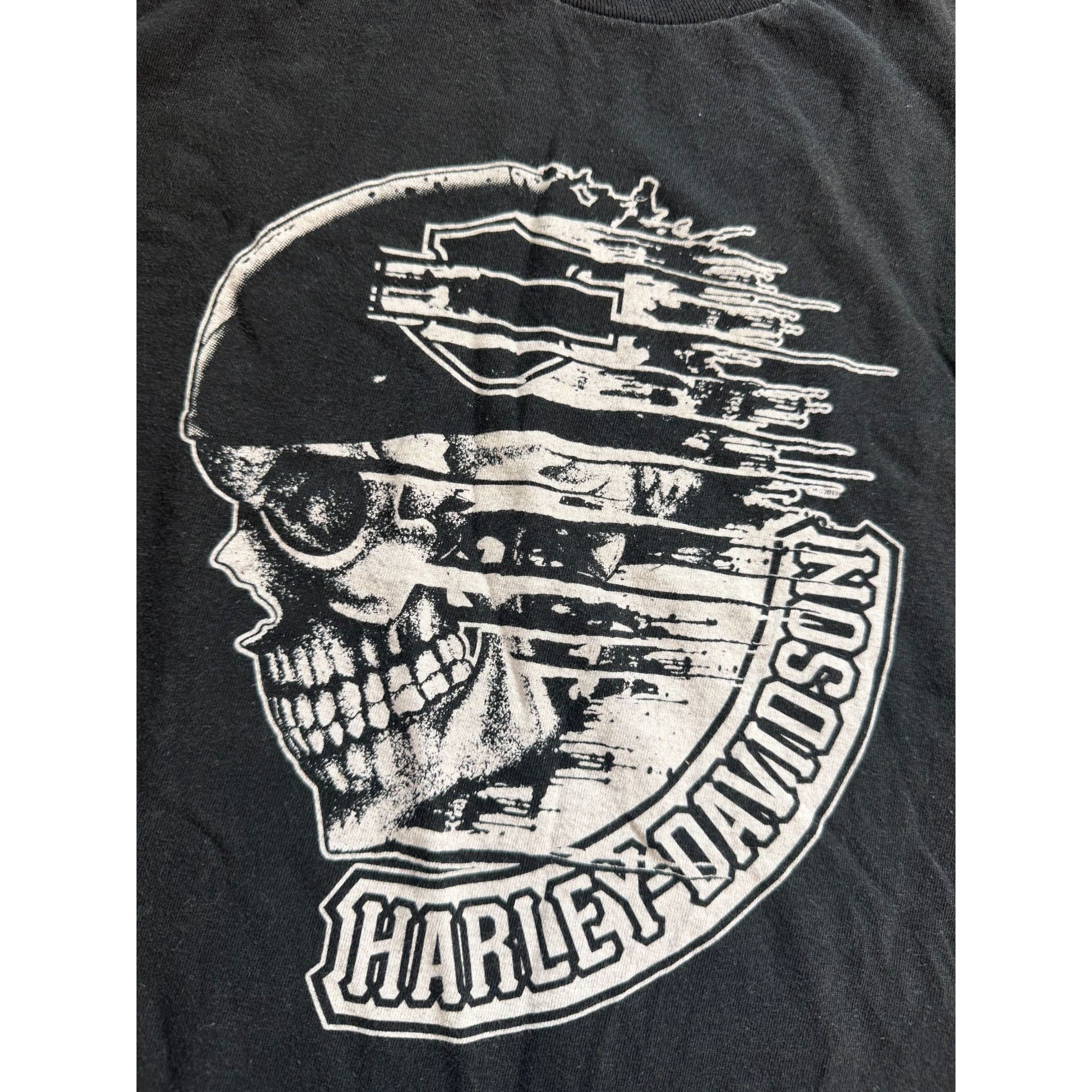 Harley Davidson Harley-Davidson Black Skull Graphic T-Shirt Panama City Beac Size US L / EU 52-54 / 3 - 6 Thumbnail