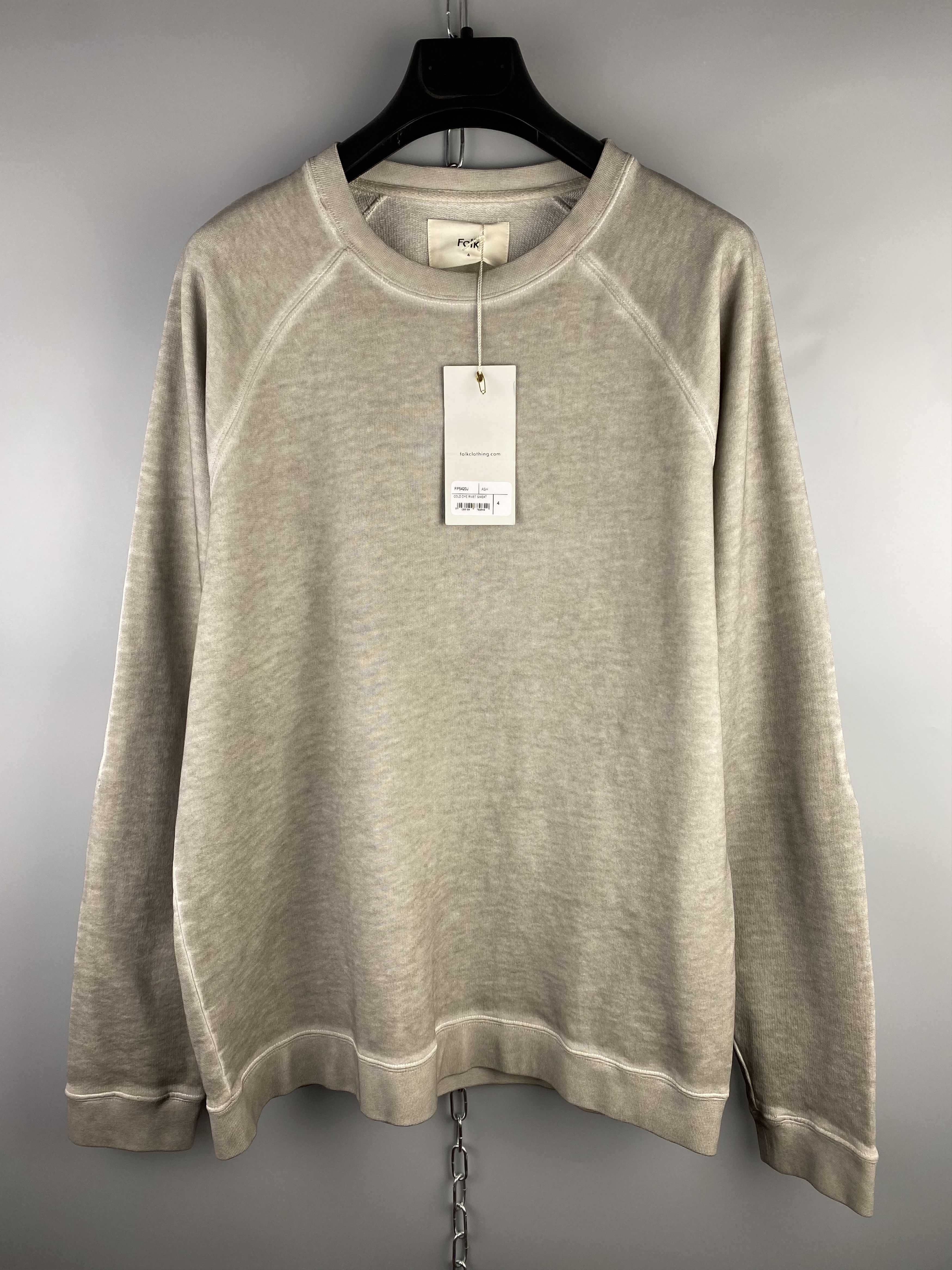 Folk NEW Folk Garment Dye Crew Sweatshirt Jumper Size US L / EU 52-54 / 3 - 1 Thumbnail
