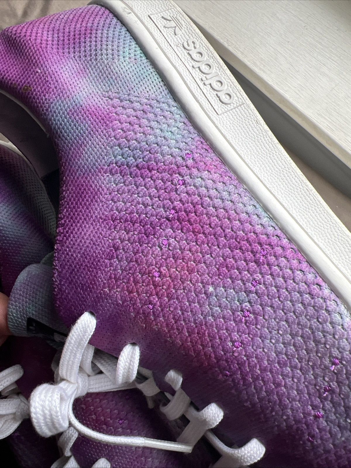 Adidas × Pharrell Pharrell Williams HU Holi Stan Smith MC Chalk Coral Size US 12 / EU 45 - 3 Thumbnail