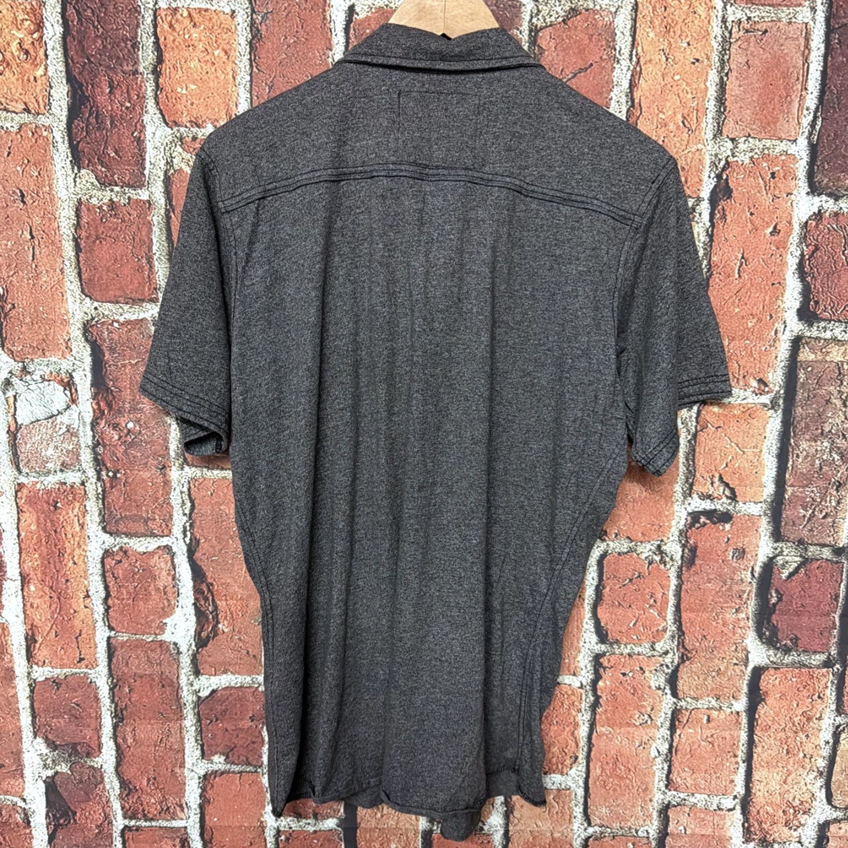 Vintage BKE Shirt Mens Large Gray Standard Fit Pearl Snap Long Sleeve Shirt Size US L / EU 52-54 / 3 - 4 Thumbnail