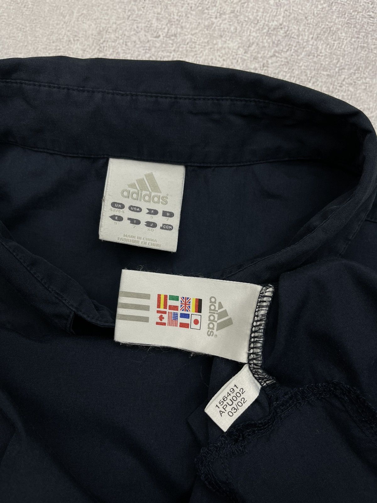Adidas Vintage Adidas Shirt Navy 2002 Y2K Y3 Yeezy Size US L / EU 52-54 / 3 - 7 Thumbnail
