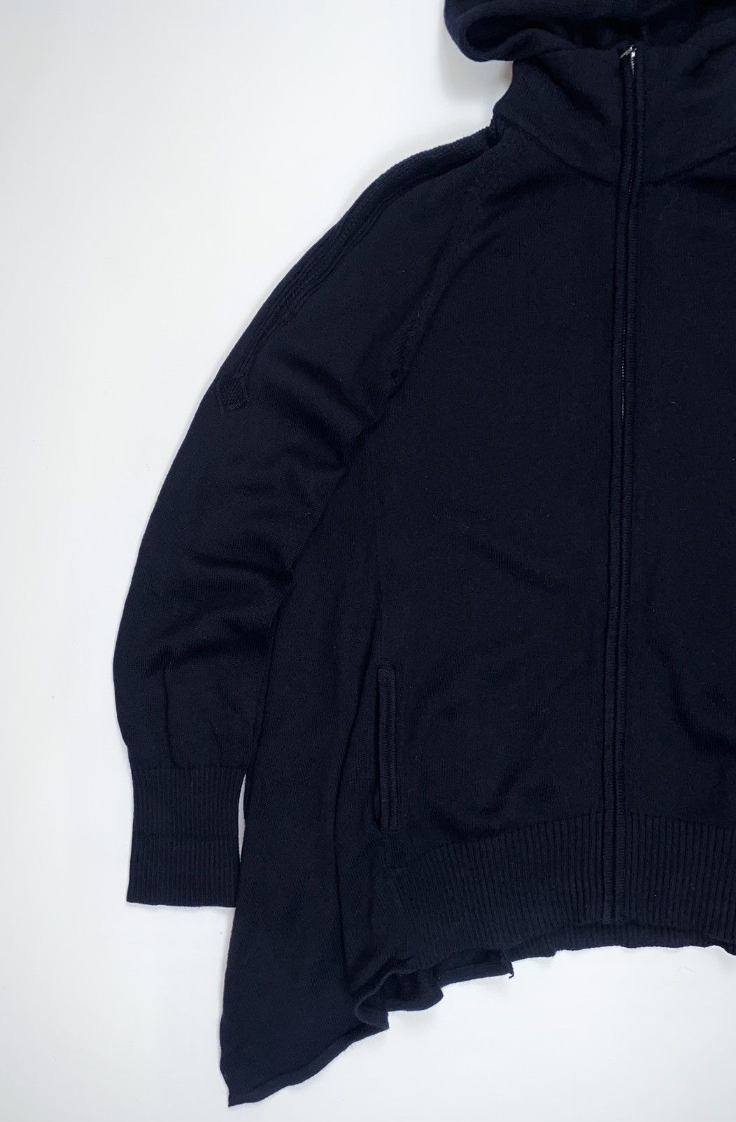 Marithe + Francois Girbaud 🚨 Marithe + Francois Girbaud asymmetrical zip hoodie blue XL Size XL / US 12-14 / IT 48-50 - 4 Thumbnail