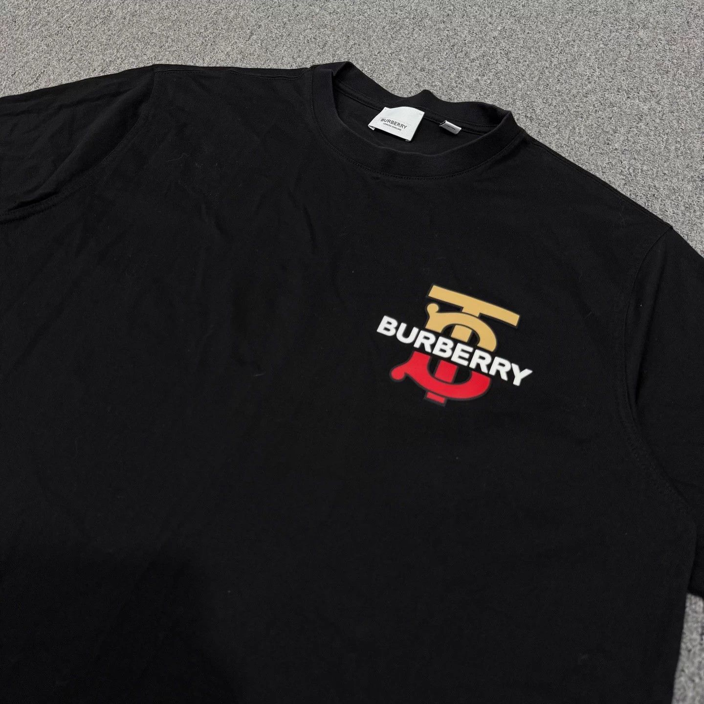 Burberry Burberry Black TB SS Tee M 99 New Size M / US 6-8 / IT 42-44 - 3 Thumbnail