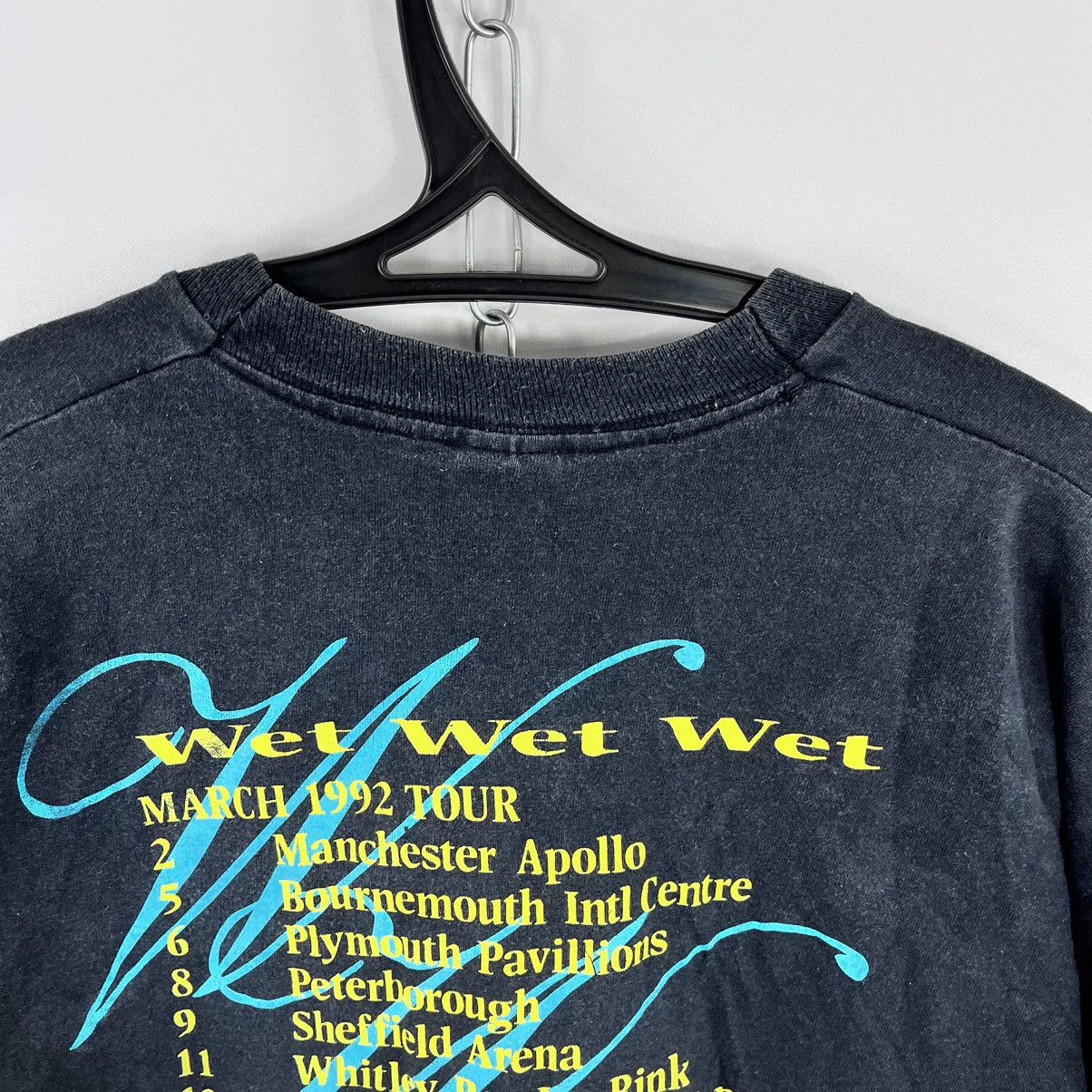 Band Tees Wet Wet Wet 1992 Tour T-Shirt Big Logo Size XL Size US XL / EU 56 / 4 - 7 Thumbnail
