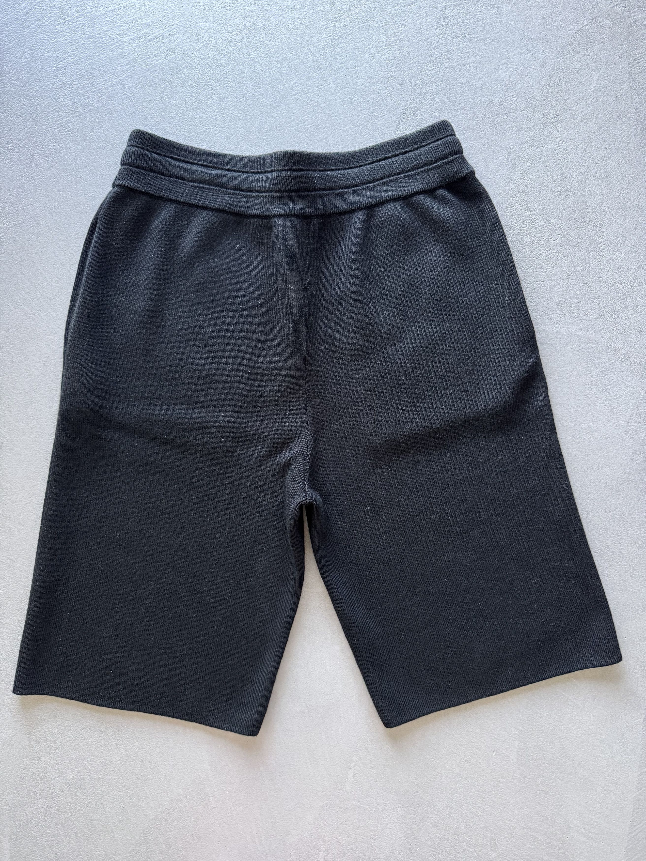 Burberry Burberry Wool Drawstring Basketball Shorts, Black Size US 30 / EU 46 - 2 Thumbnail