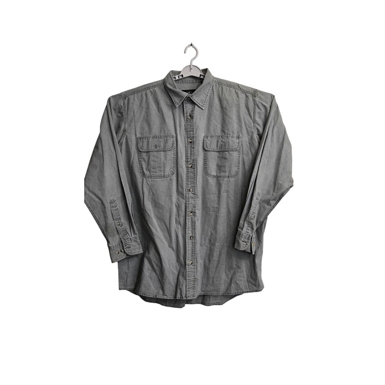 Redhead RedHead Gray Long Sleeve Button Down Outdoor Shirt XL Size US XL / EU 56 / 4 - 1 Thumbnail